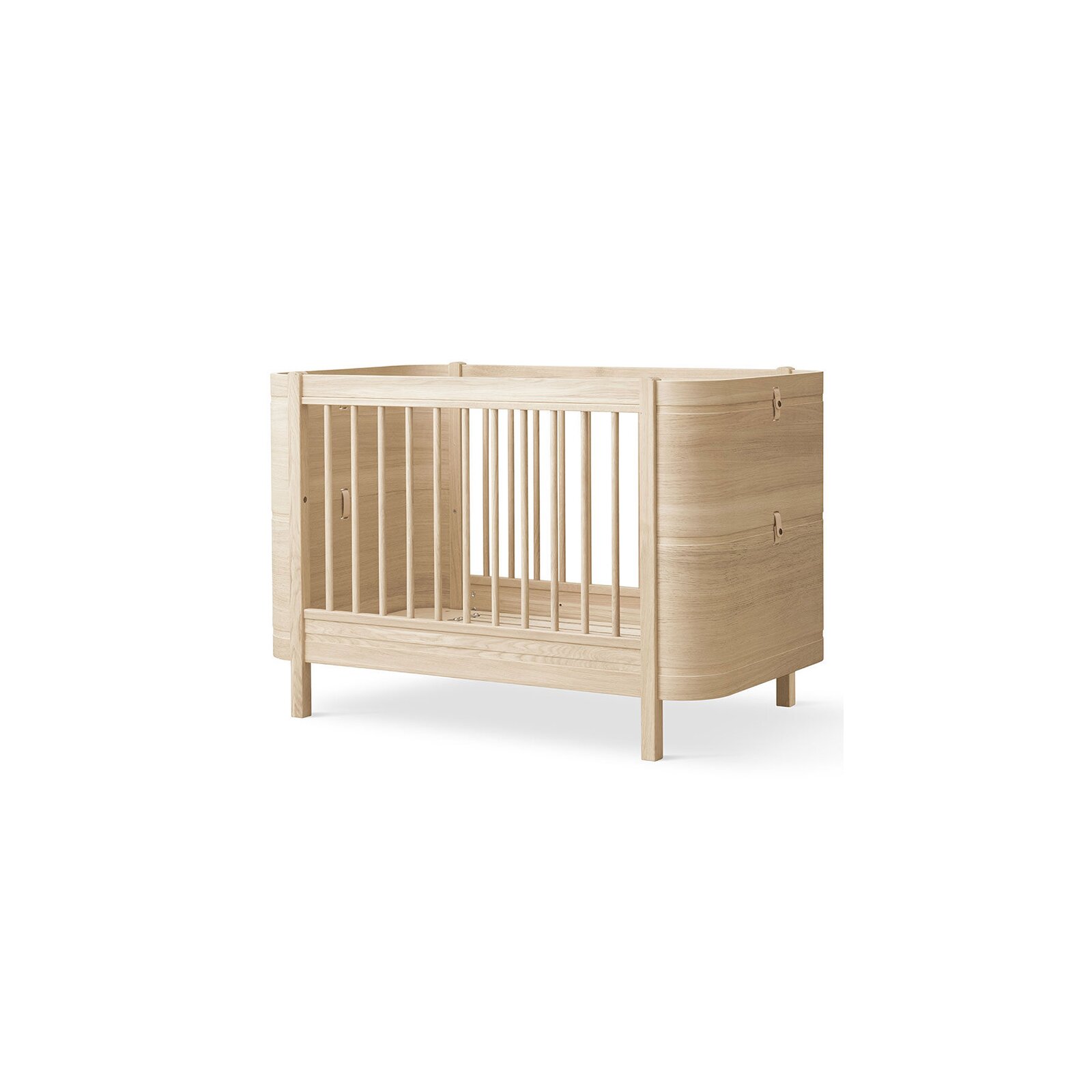 Oliver Furniture - Wood Mini+ Babybett (68 x 122 cm) Eiche
