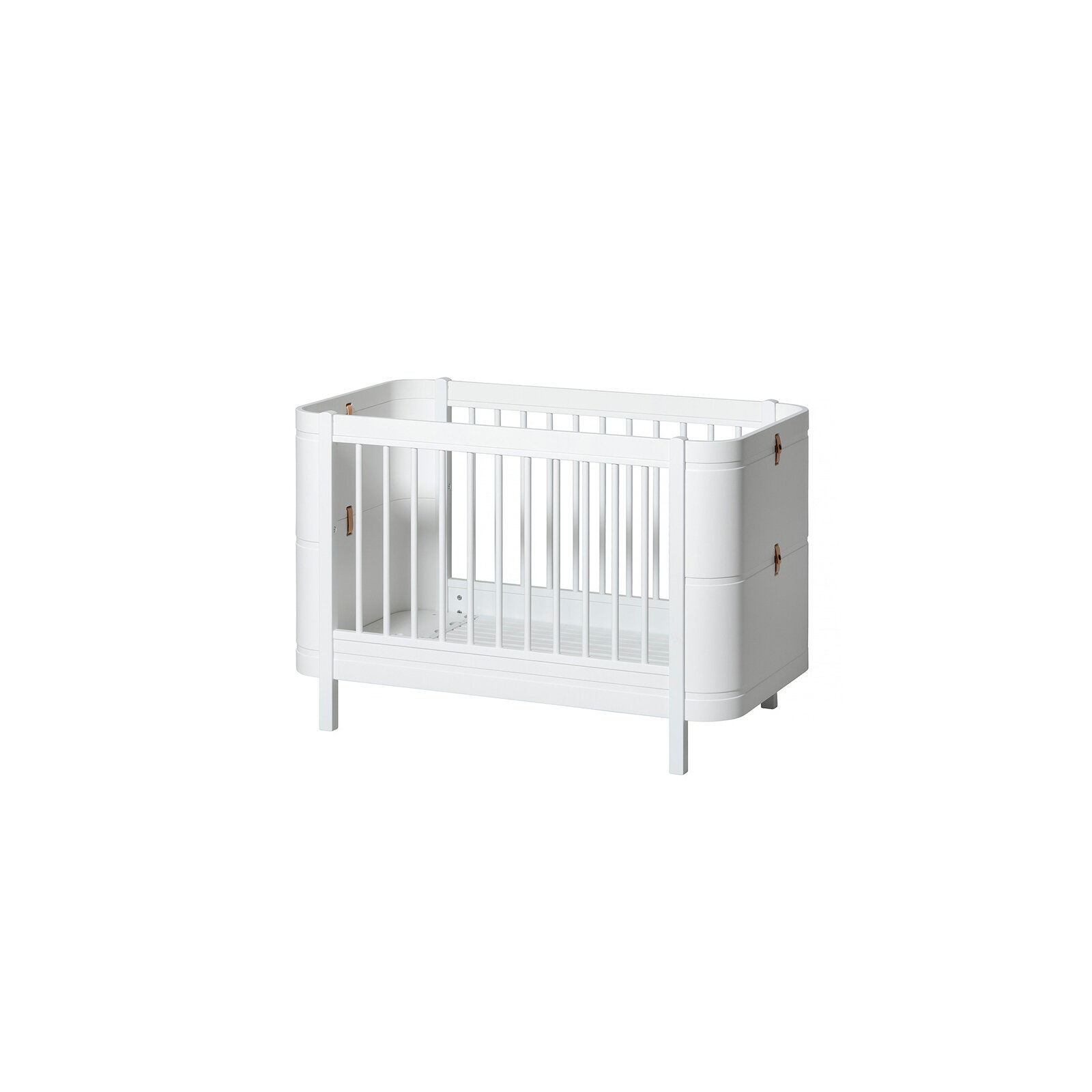 Oliver Furniture - Wood Mini+ Babybett (68 x 122 cm) Weiß