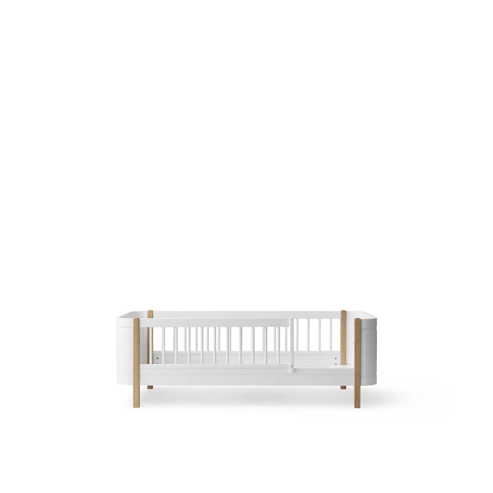 Oliver Furniture - Wood Mini+ Juniorbett (68 x 162 cm) Weiß / Eiche