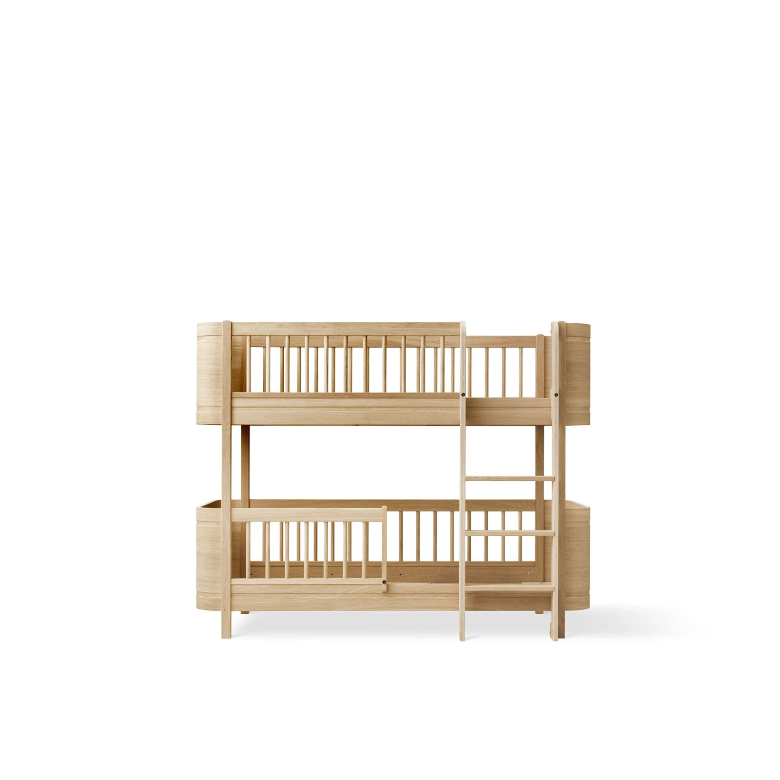 Oliver Furniture - Wood Mini+ halbhohes Etagenbett Eiche (68 x 162 cm)