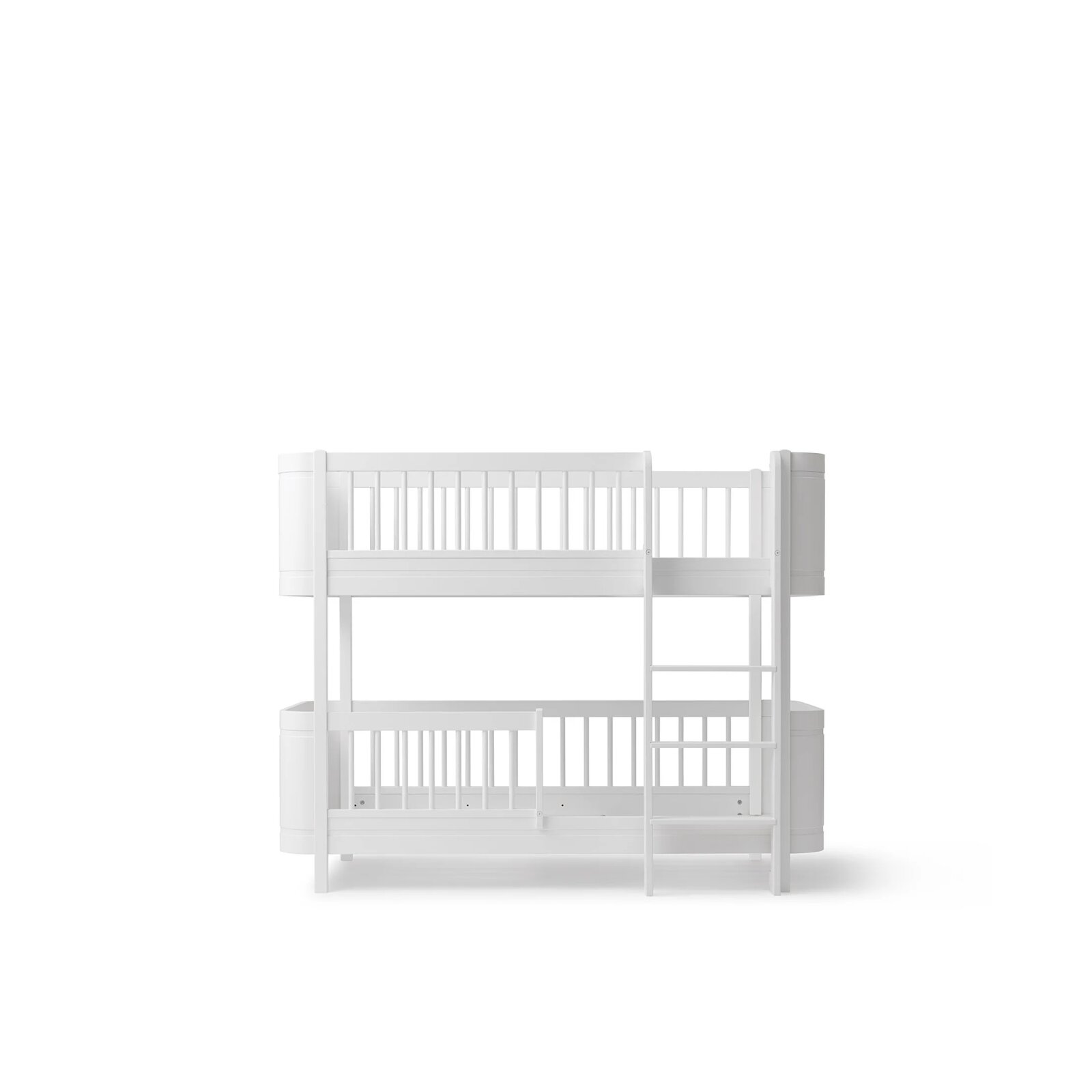 Oliver Furniture - Wood Mini+ halbhohes Etagenbett (68 x 162 cm) Weiß
