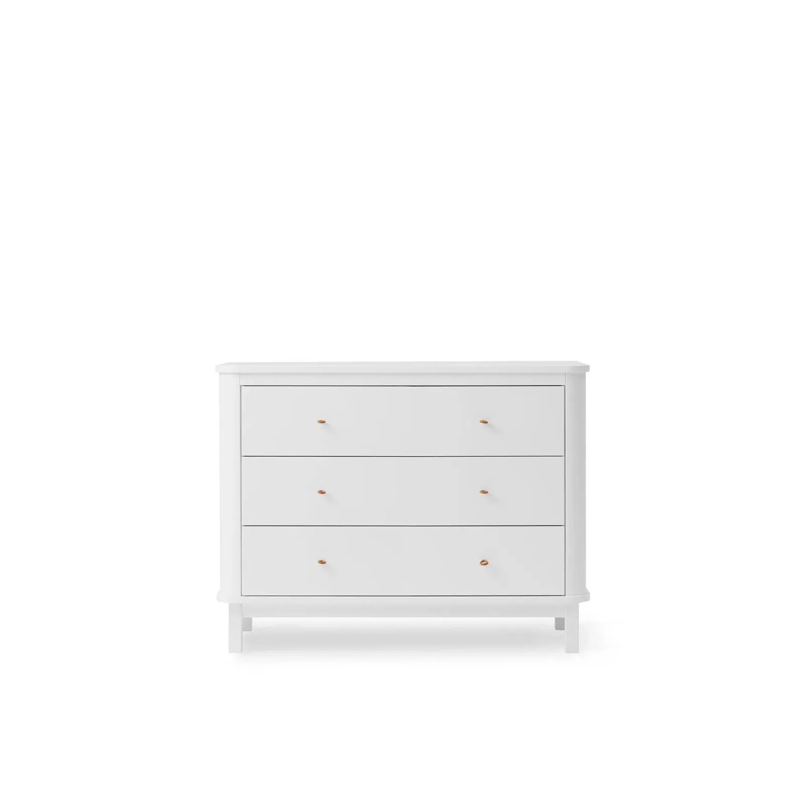 Oliver Furniture - Wood Kommode 3 Schubladen Weiß