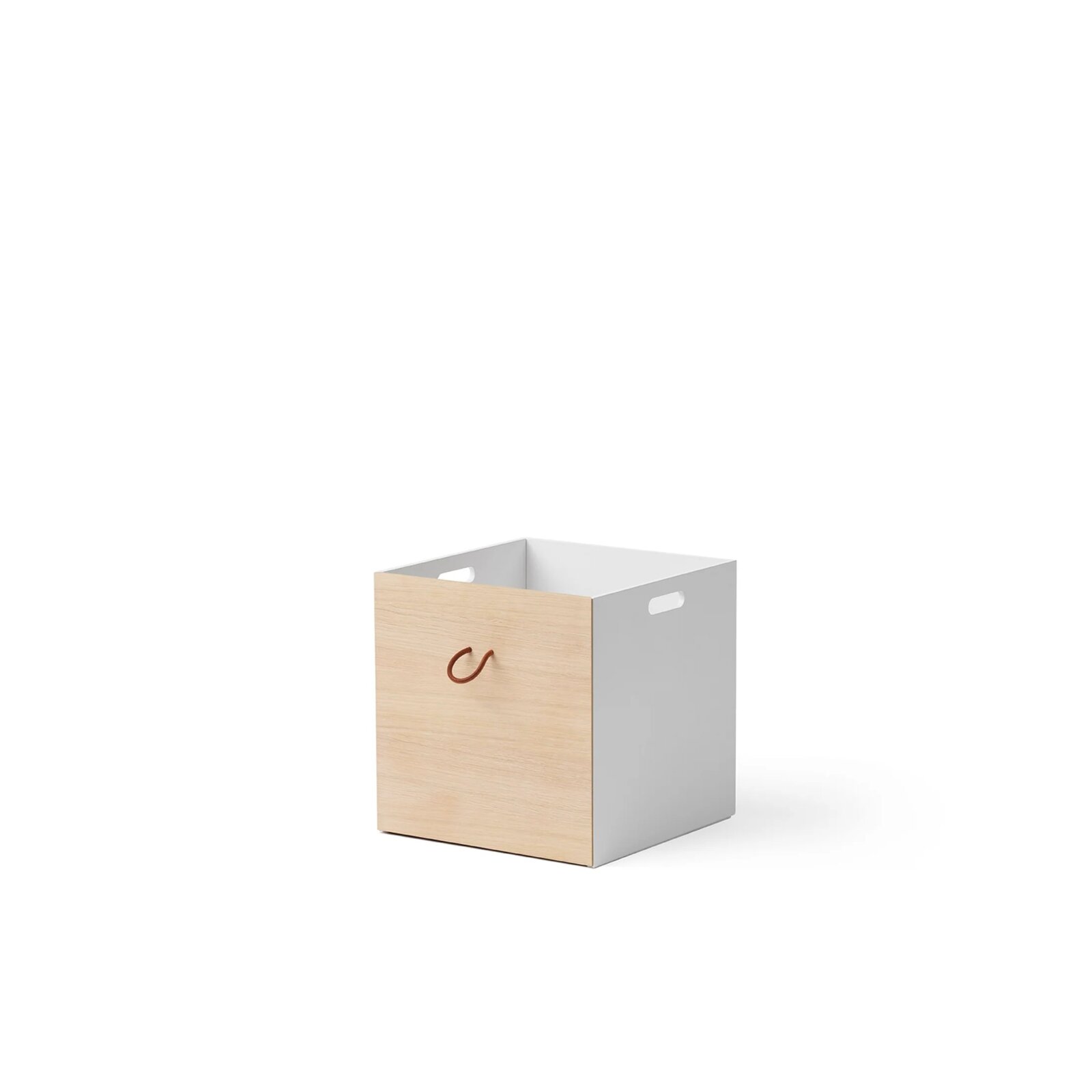 Oliver Furniture - Kisten für Wood Regal Weiß / Eiche (2 Stück)