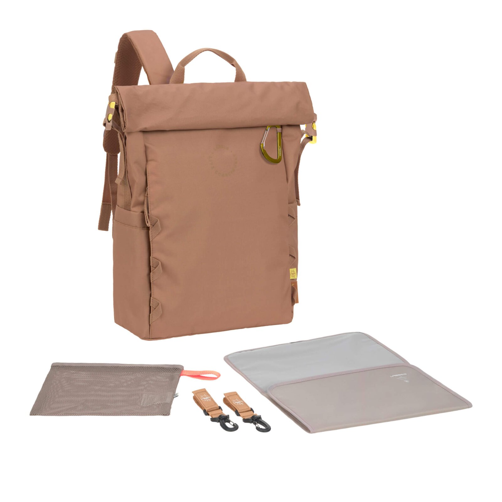 Lässig - Wickelrucksack - Outdoor Rolltop Backpack, Braun