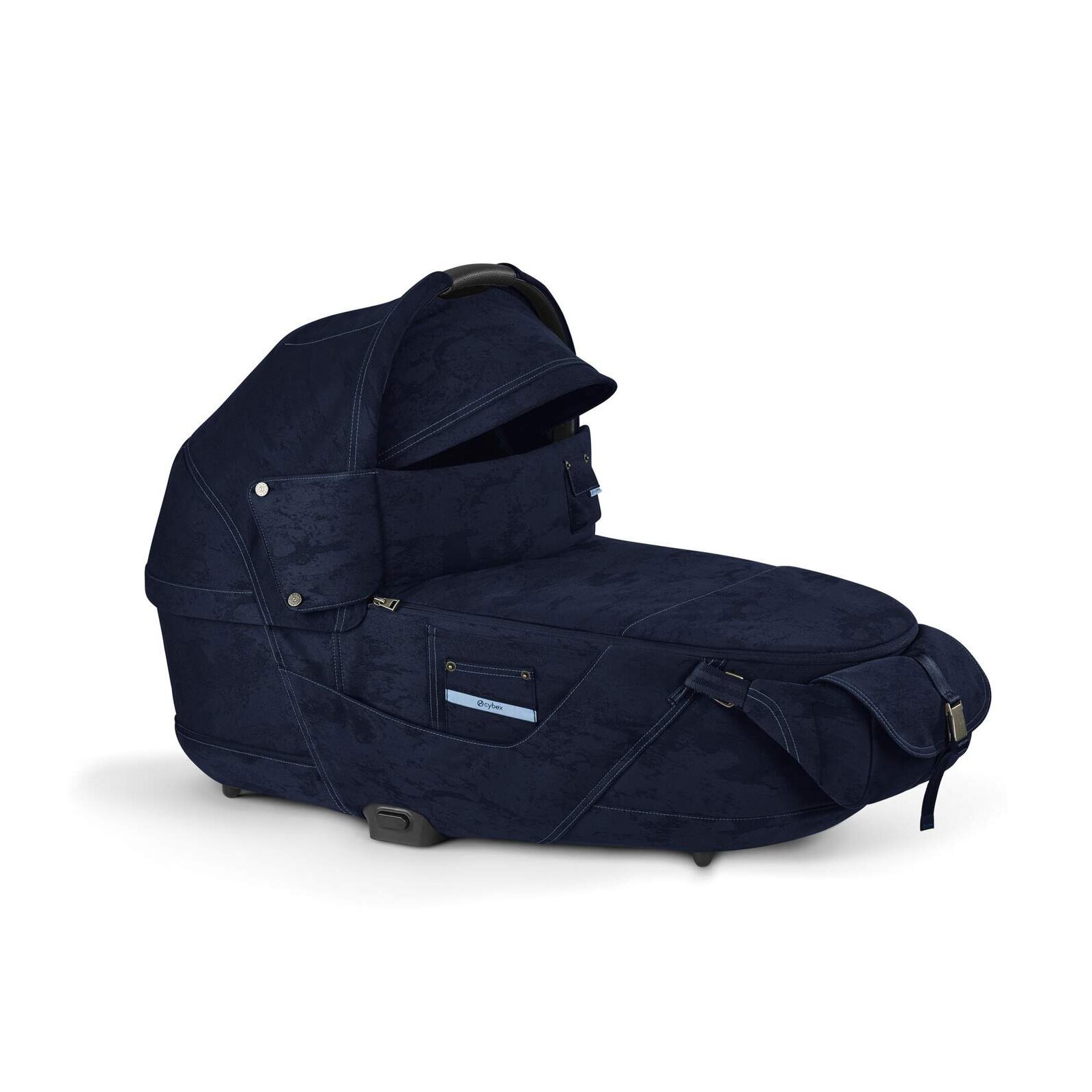 Cybex - Platinum PRIAM 4.0 Lux Carry Cot Babywanne Rebellious Luxury Denim Blue
