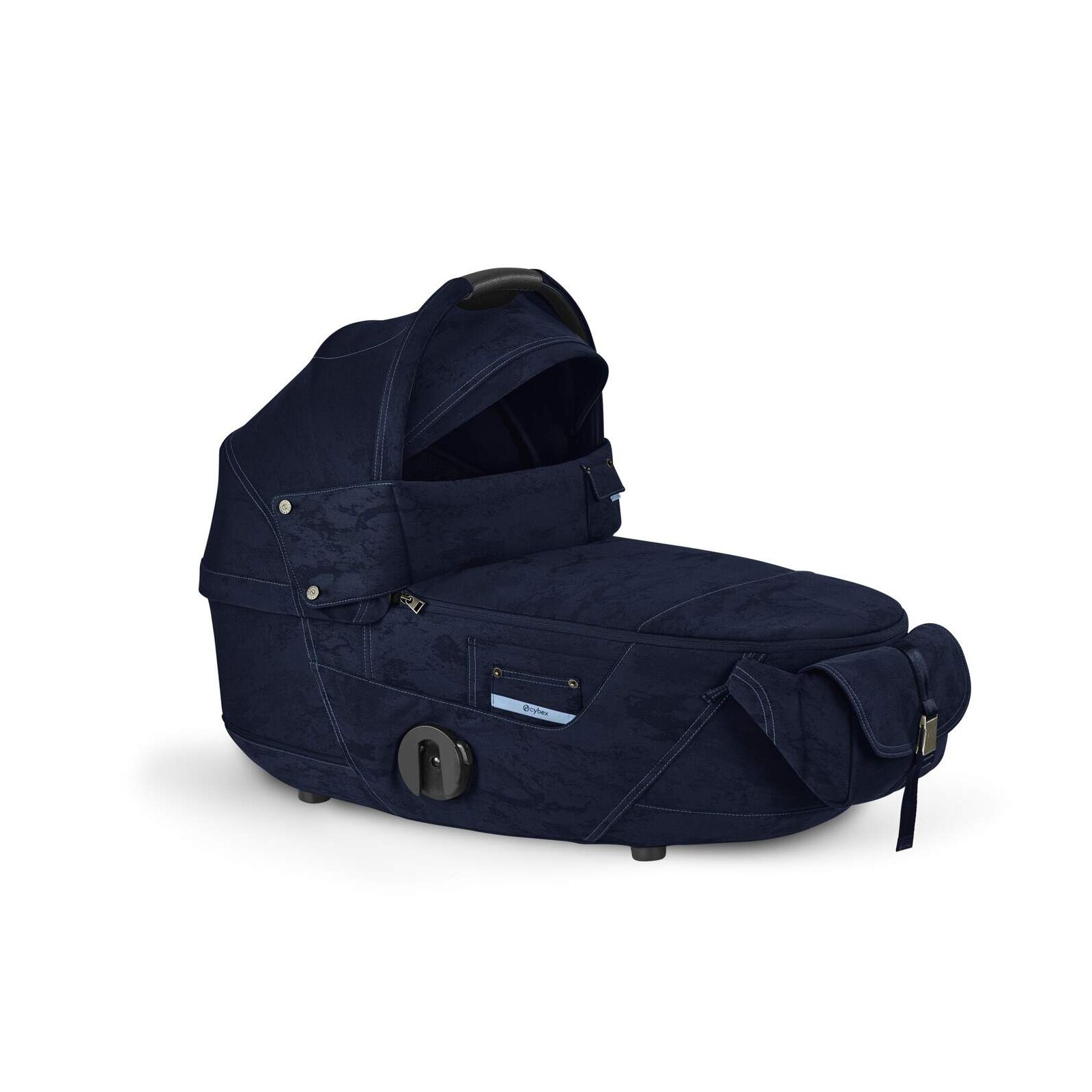 Cybex - Platinum MIOS 3.0 Lux Carry Cot Rebellious Luxury Denim Blue