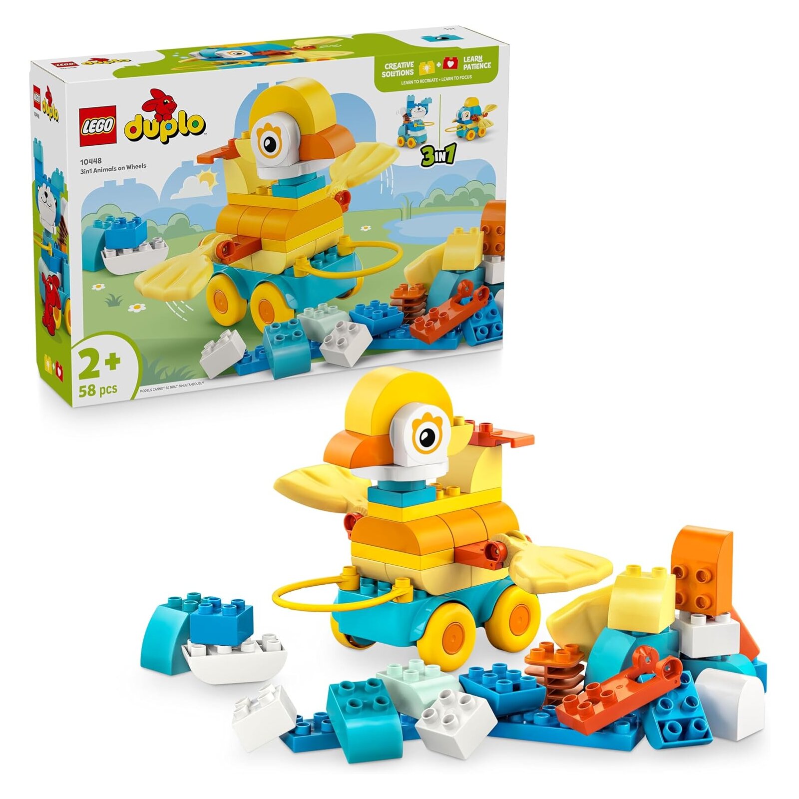 LEGO - Duplo - 10448 Tiere auf Rädern 3-in-1-Set