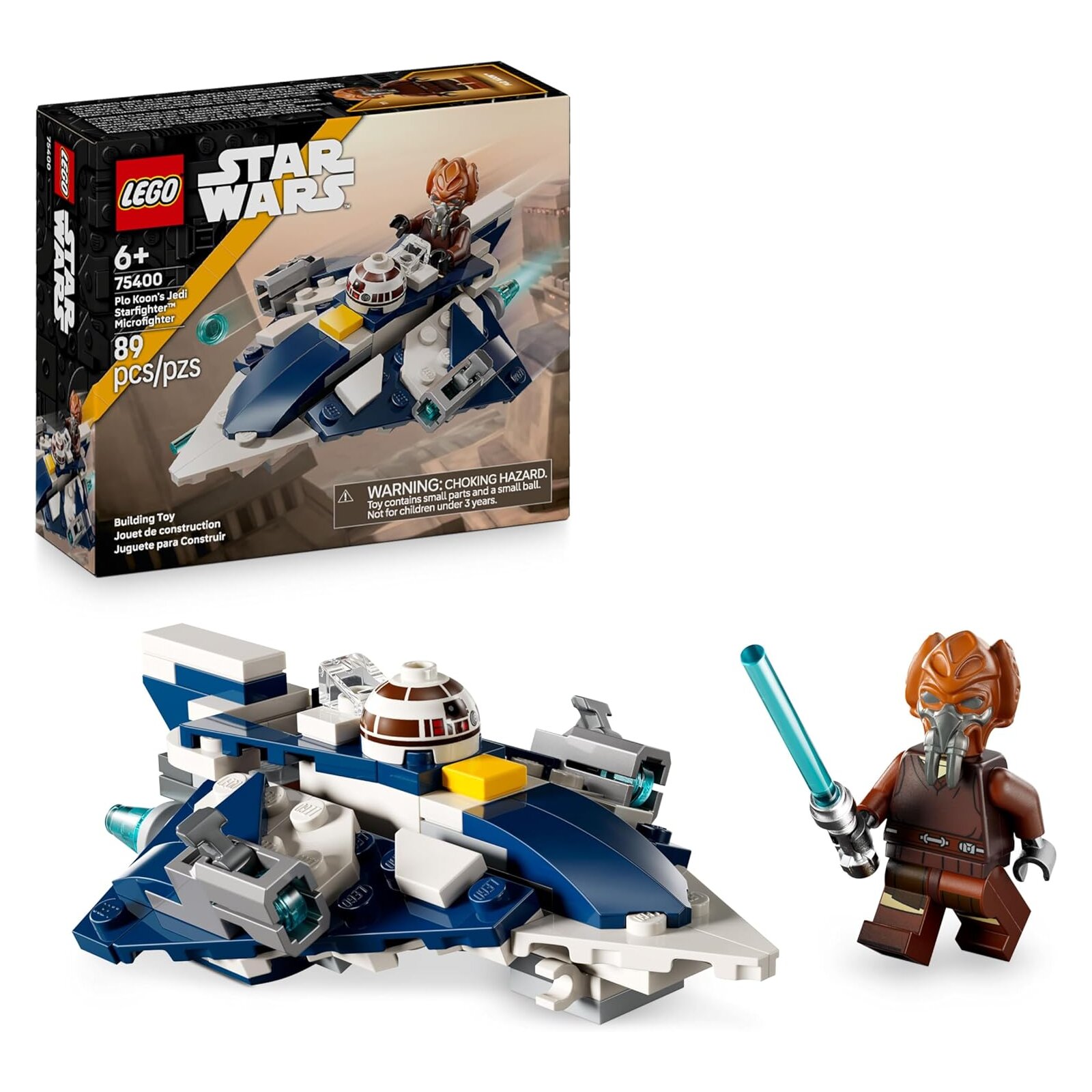 LEGO - Star Wars - 75400 Plo Koons Jedi Starfighter™ Microfighter