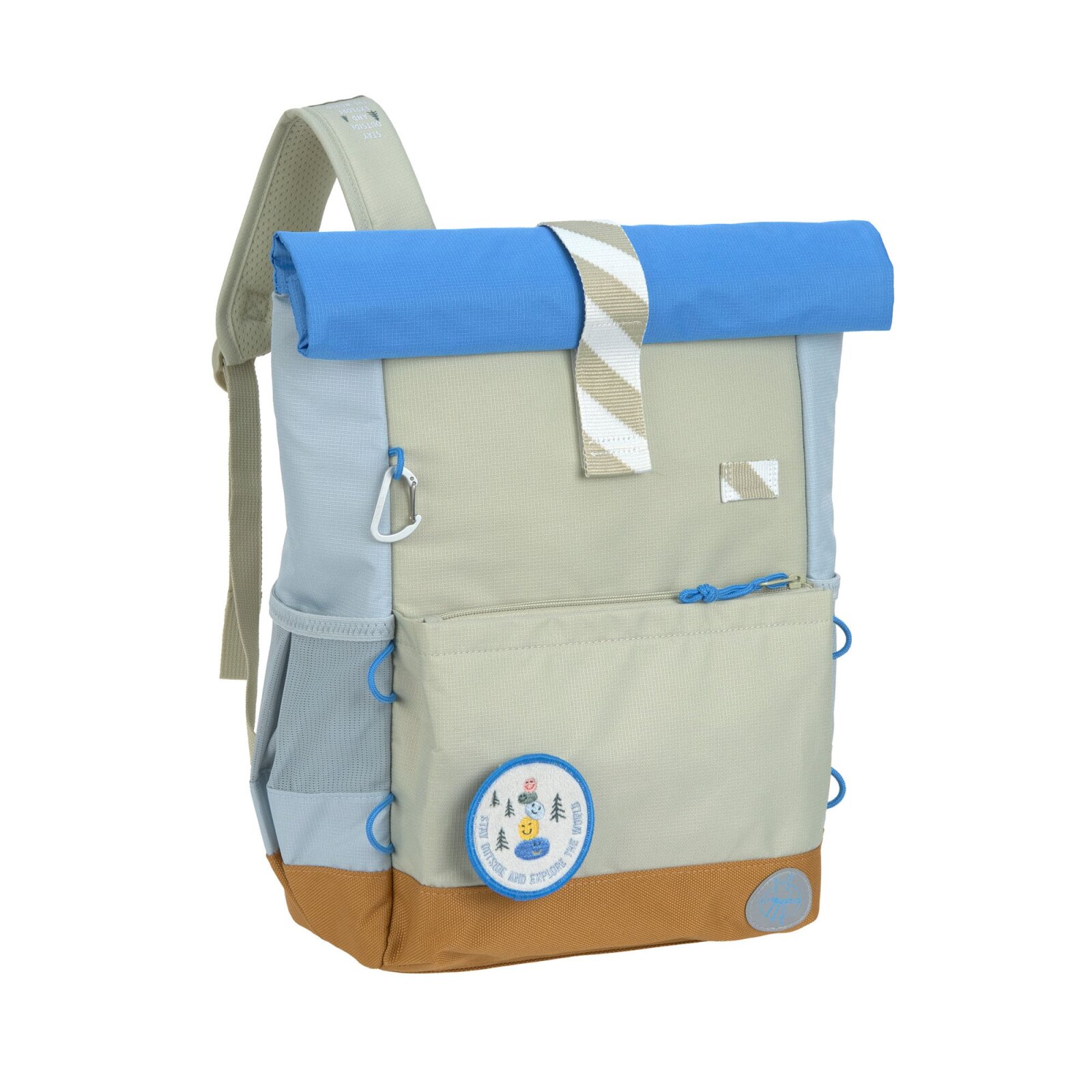 Lässig - Kinderrucksack Rolltop - Sunny Explorer, Grün Blau