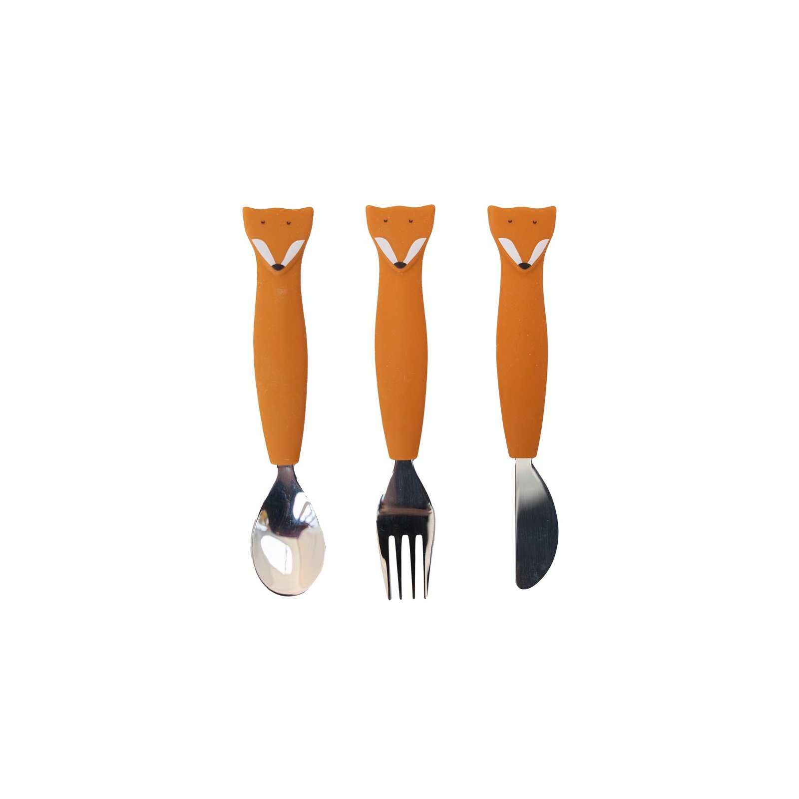 Trixie - Mr. Fox Kinderbesteck-Set aus Silikon 3 Teile (5)