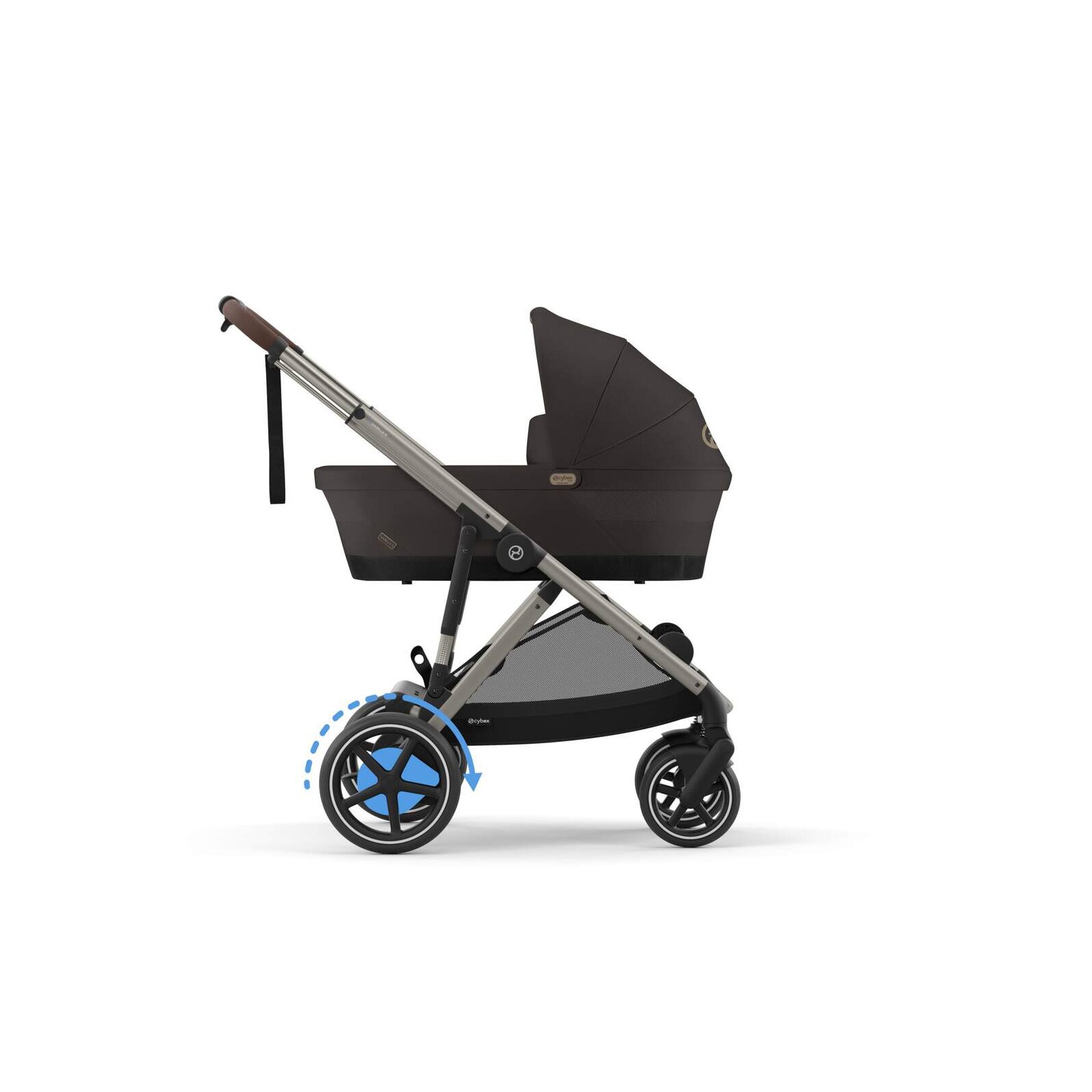 Cybex - Gold e-Gazelle S Kombikinderwagen Chocolate brown
