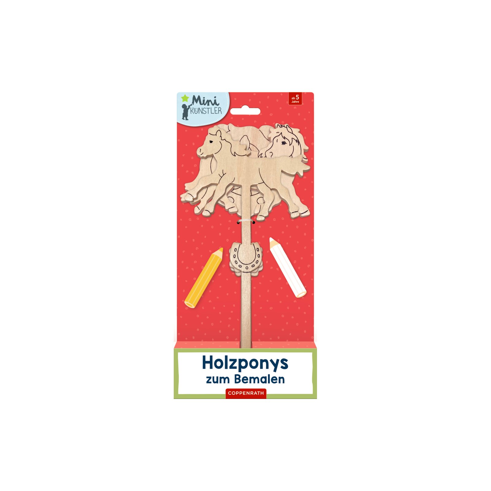 Coppenrath - Mini-Künstler - Holzponys zum Bemalen (3)