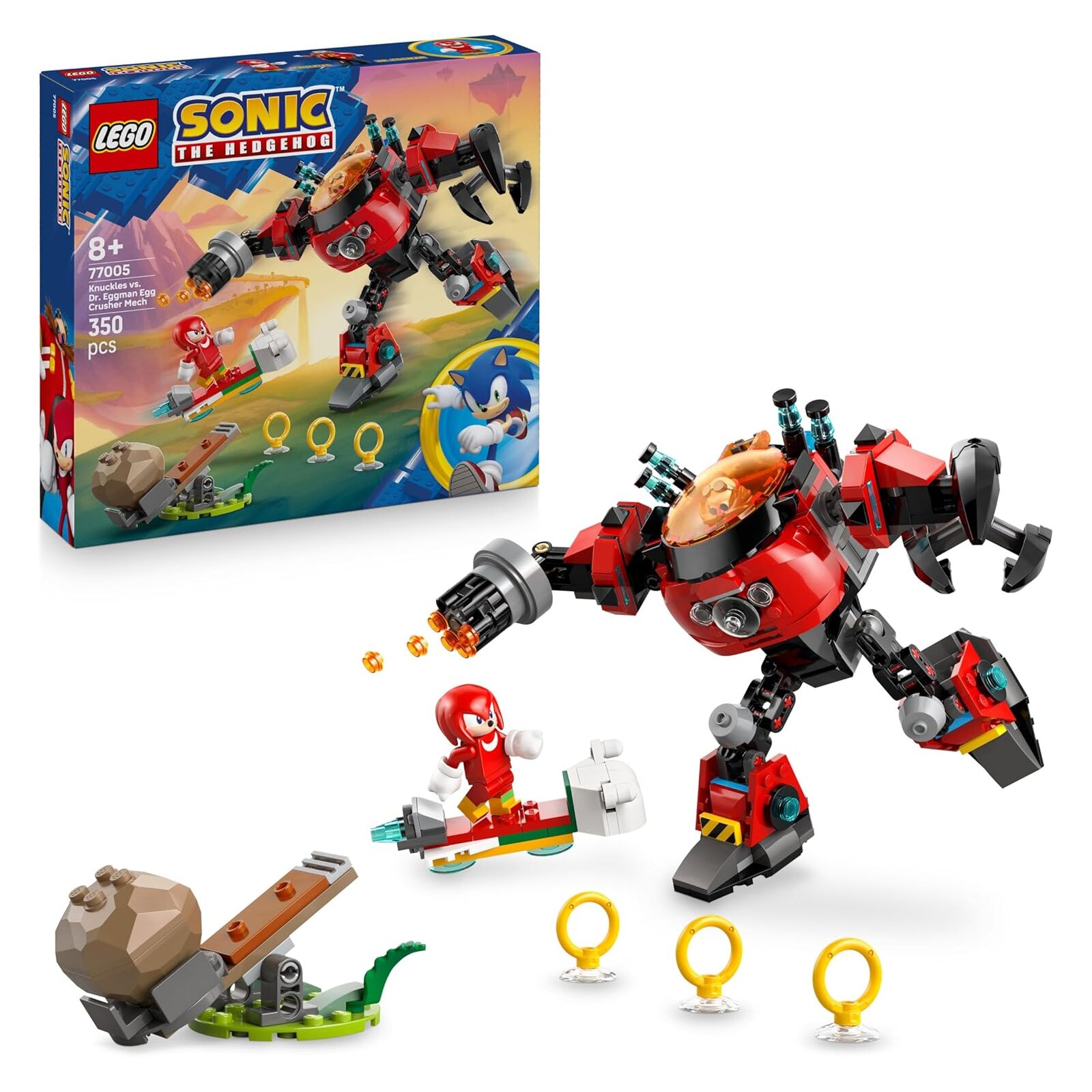 LEGO - Sonic The Hedgehog - 77005 Knuckles vs. Dr. Eggmans Egg Crusher Mech