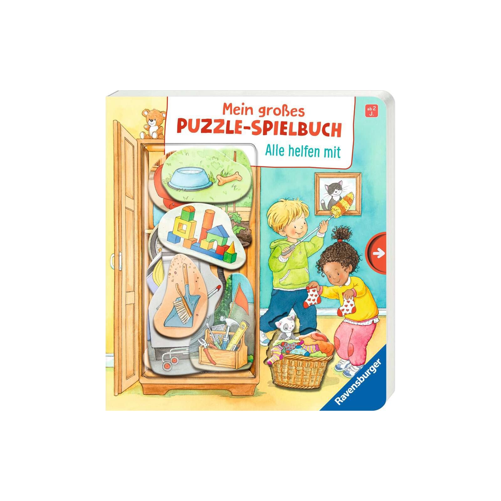 Ravensburger - Mein großes Puzzle-Spielbuch: Alle helfen mit
