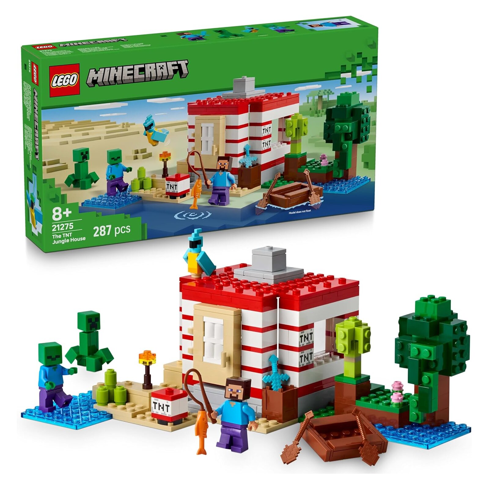 LEGO - Minecraft - 21275 Das TNT-Dschungelhaus