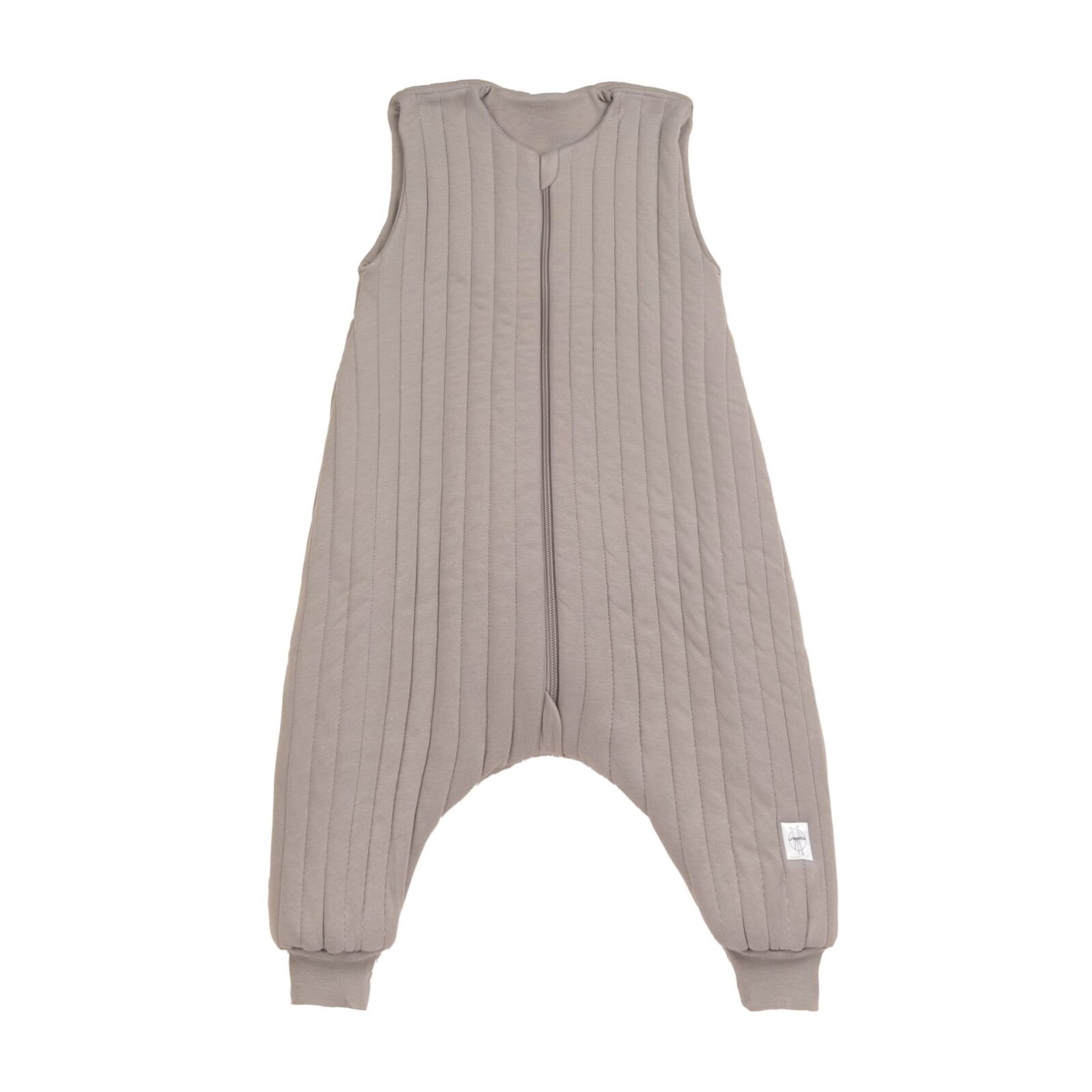 Lässig - Kinder Schlafoverall 2,5 TOG - Bio-Baumwolle, Taupe, Gr. 86/92