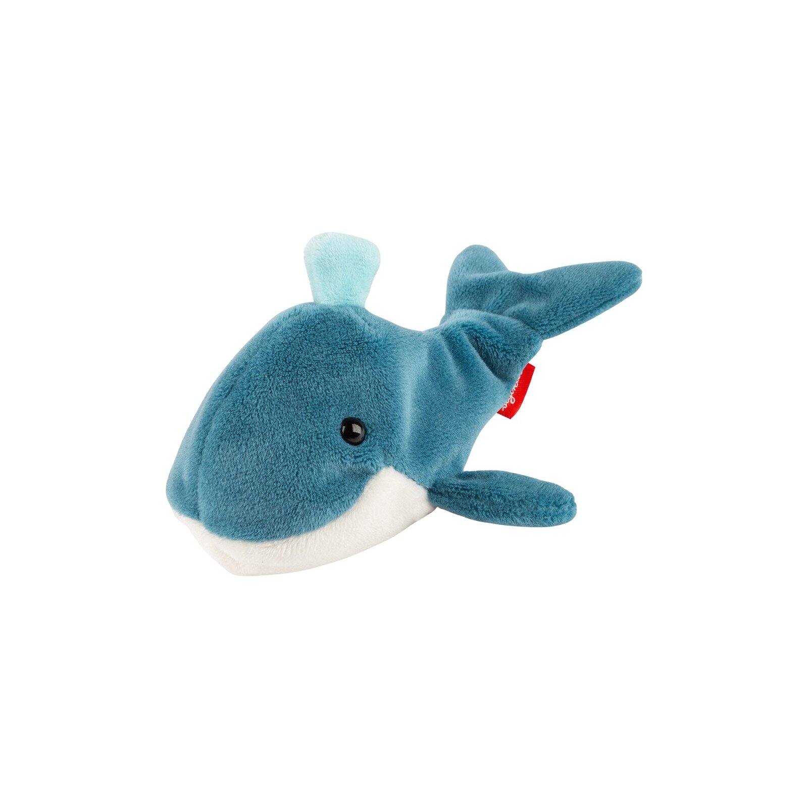 sigikid - Mini-Kuscheltier Wal - Blau