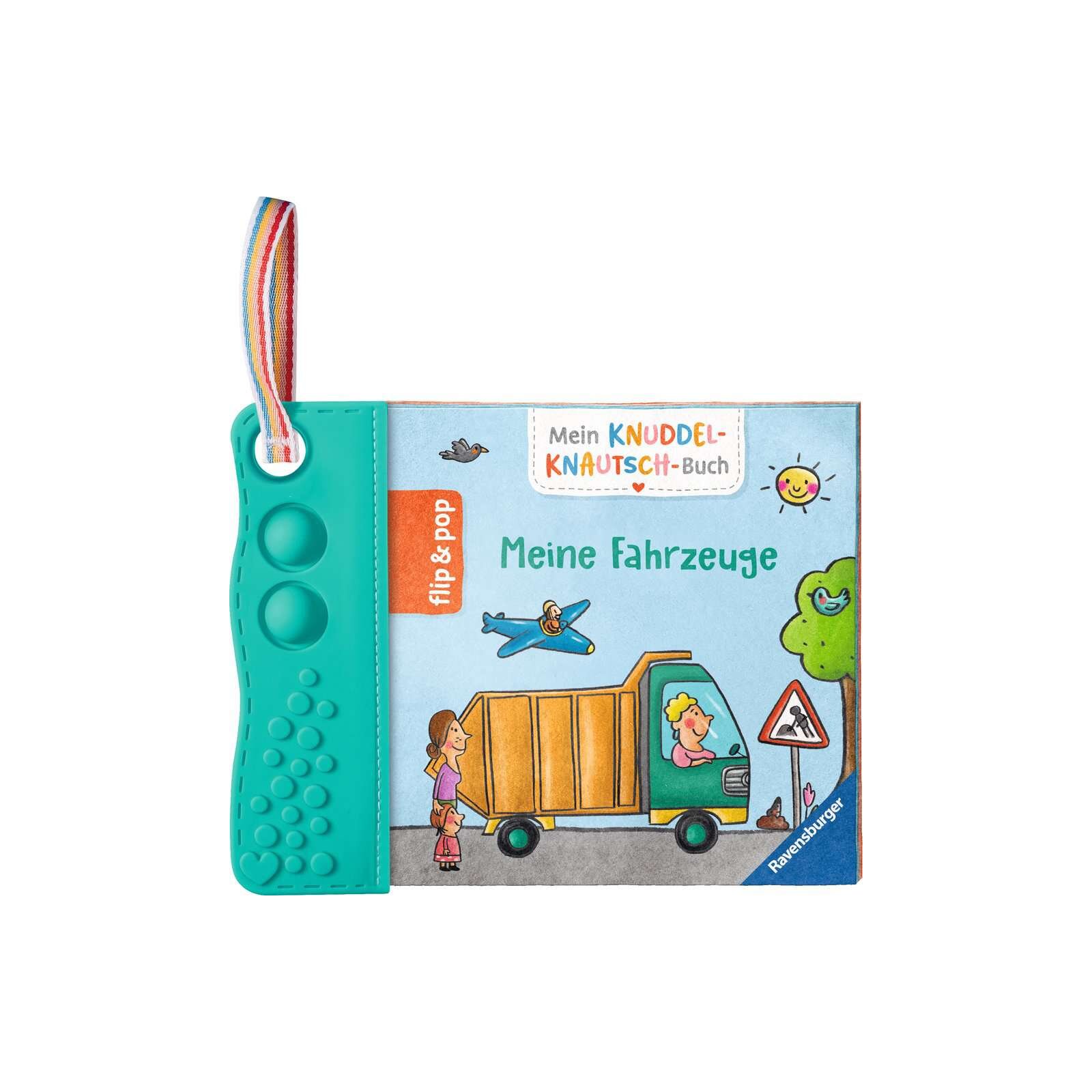 Ravensburger - Play+ flip&pop: Mein Knuddel-Knautsch-Buch: Meine Fahrzeuge