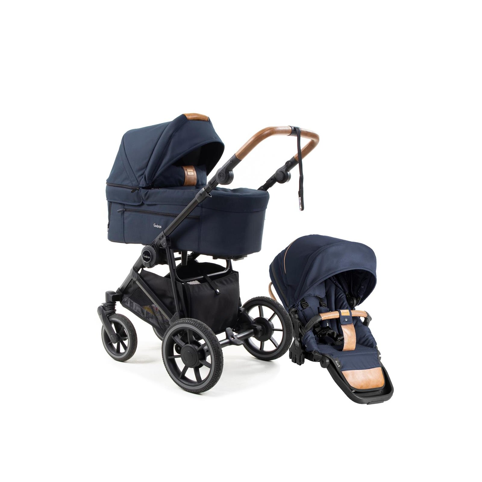 Emmaljunga - Super Sonic Ergo Outdoor 2-in-1 Kombikinderwagen Dark Navy
