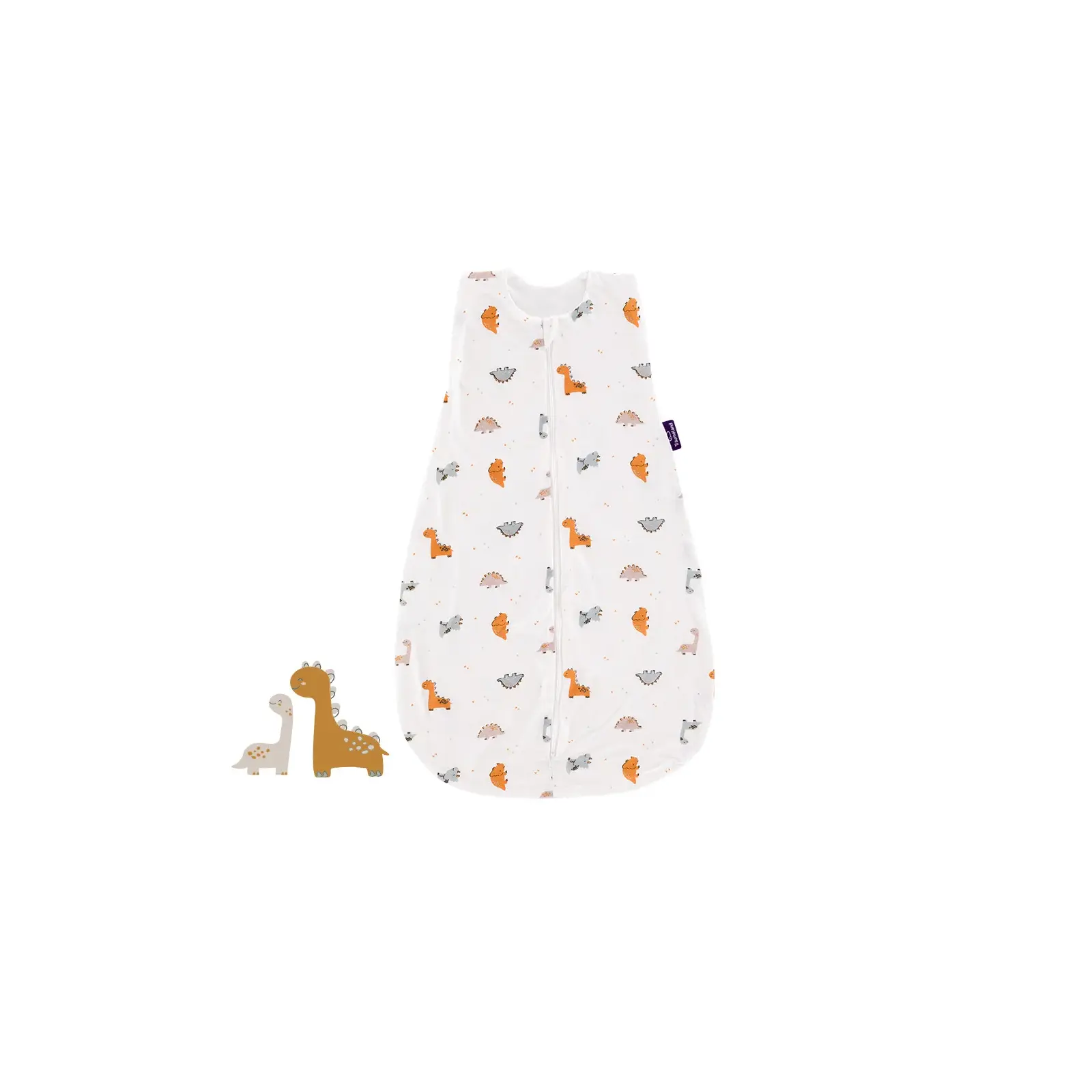 Träumeland - Sommer-Schlafsack Baumwoll-Jersey (0,5 TOG) Dinolino Gr. 60