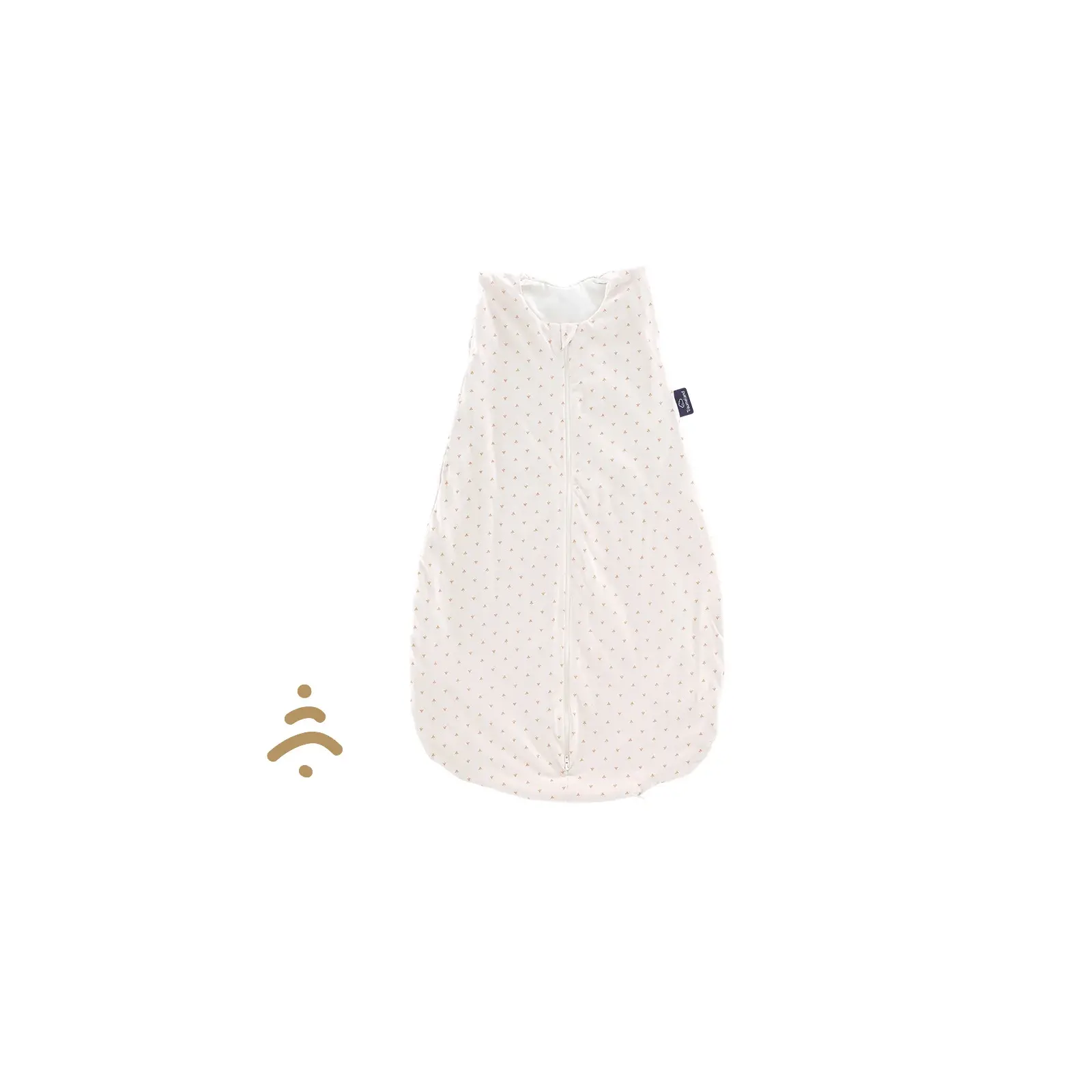 Träumeland - Sommer-Schlafsack Baumwoll-Jersey (0,5 TOG) Twister beige Gr. 60