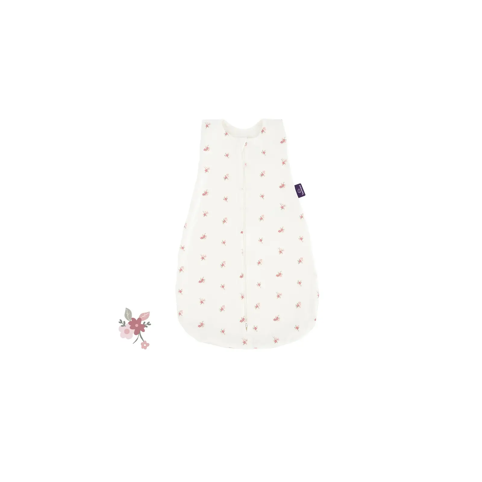 Träumeland - Sommer-Schlafsack Baumwoll-Jersey (0,5 TOG) Flora Gr. 90