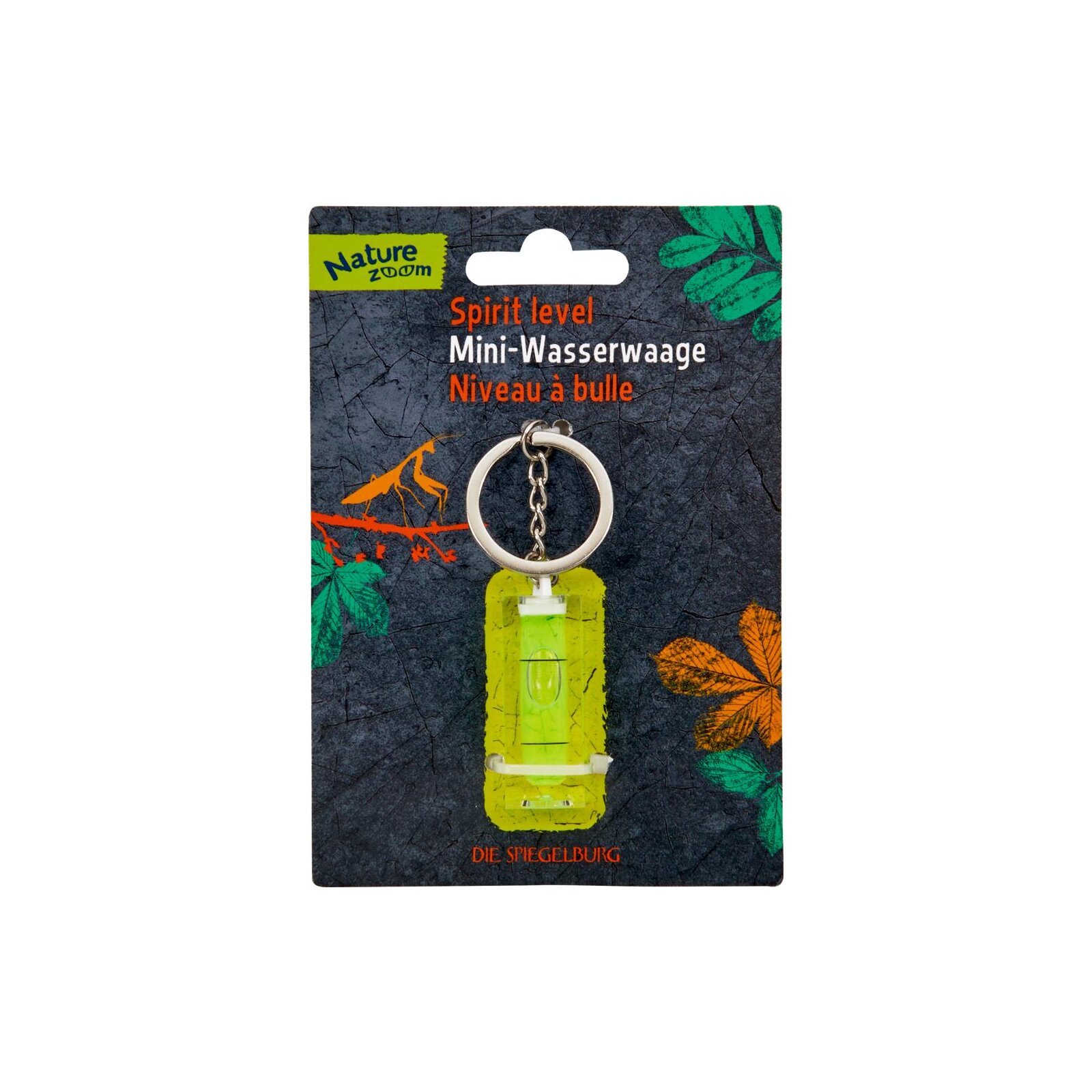 Die Spiegelburg - Nature Zoom - Mini-Wasserwaage mit Schlüsselanhänger (8)