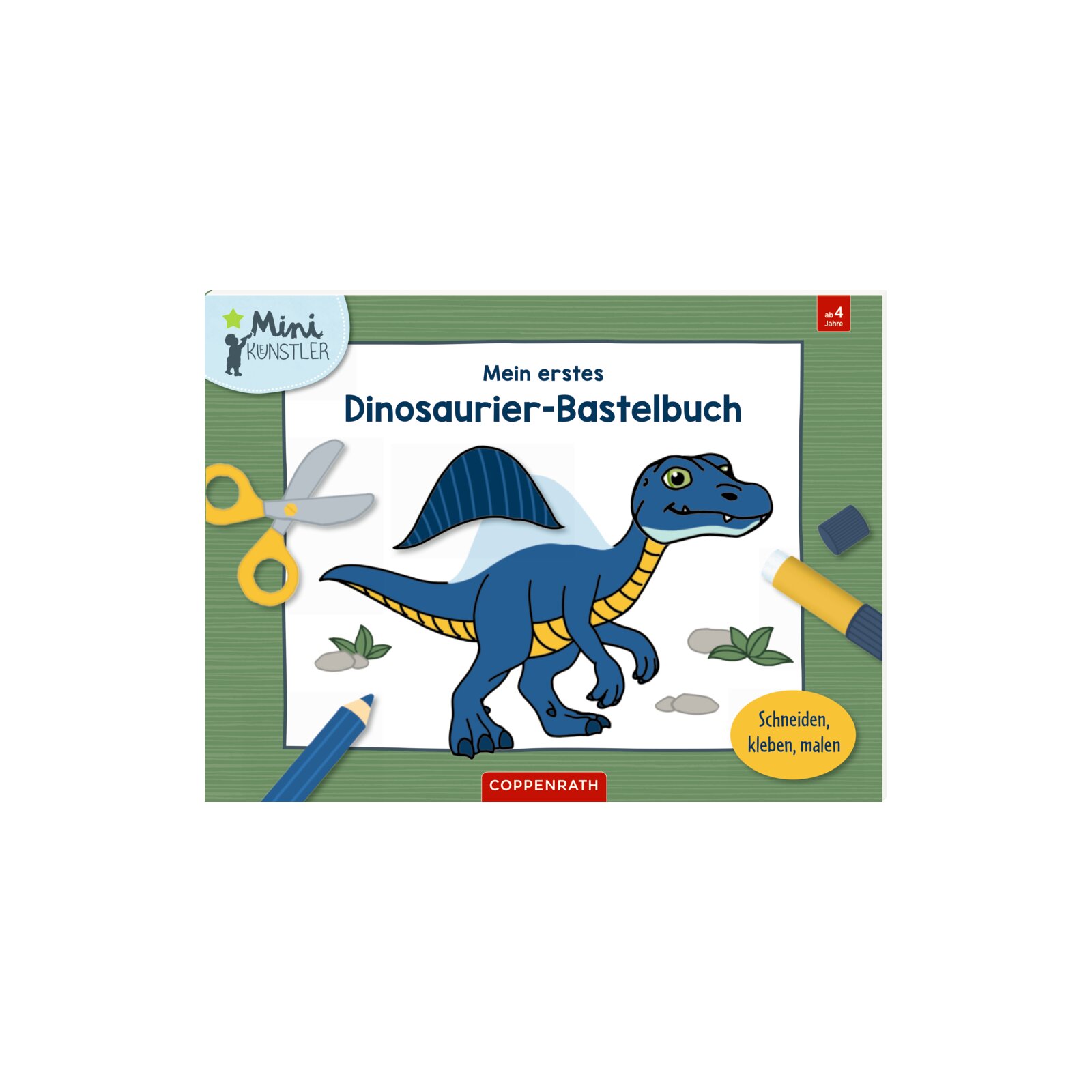 Coppenrath - Mini-Künstler - Mein erstes Dino-Bastelbuch: Schneiden, Kleben, Malen (3)