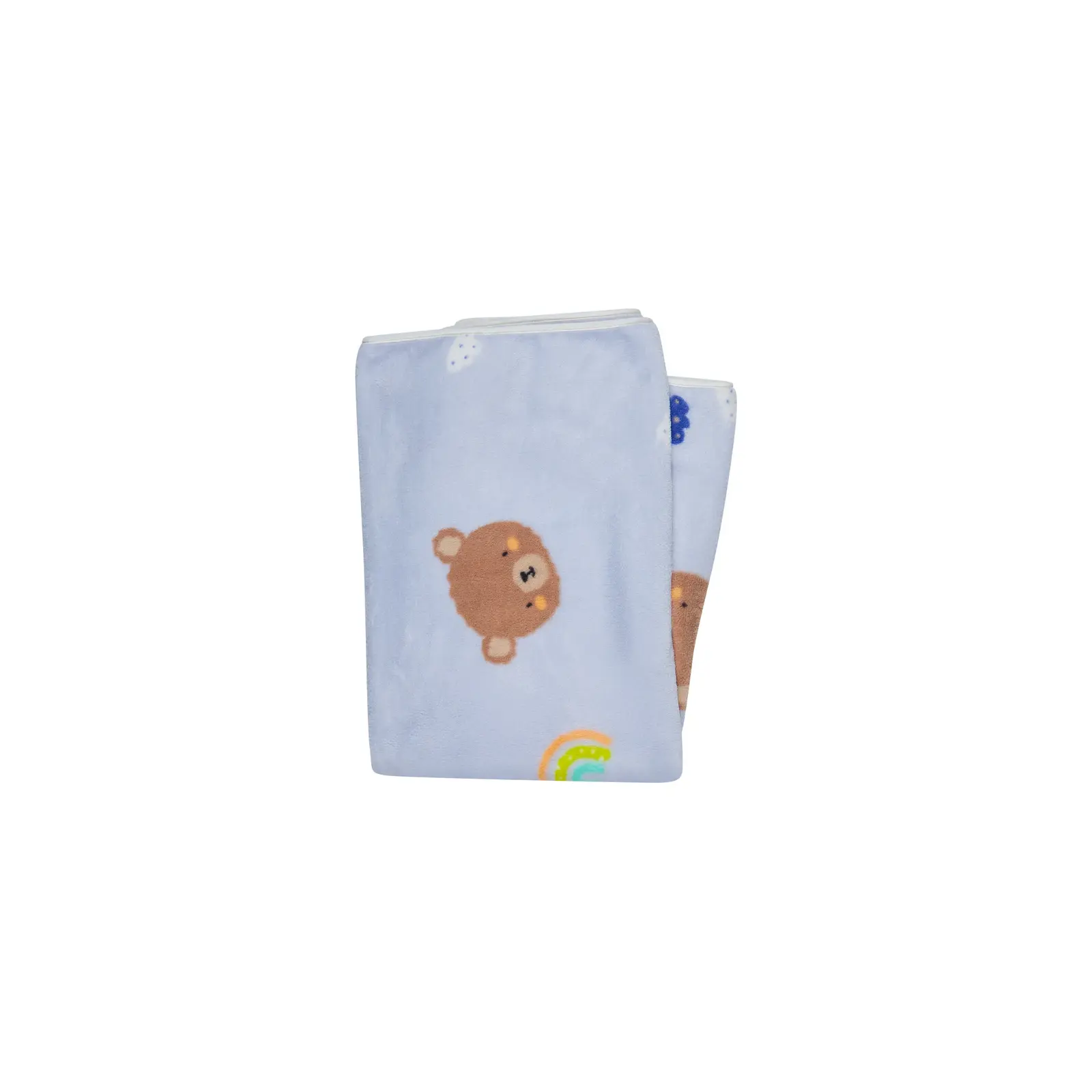 Sterntaler - Babydecke Familie Bär eisblau