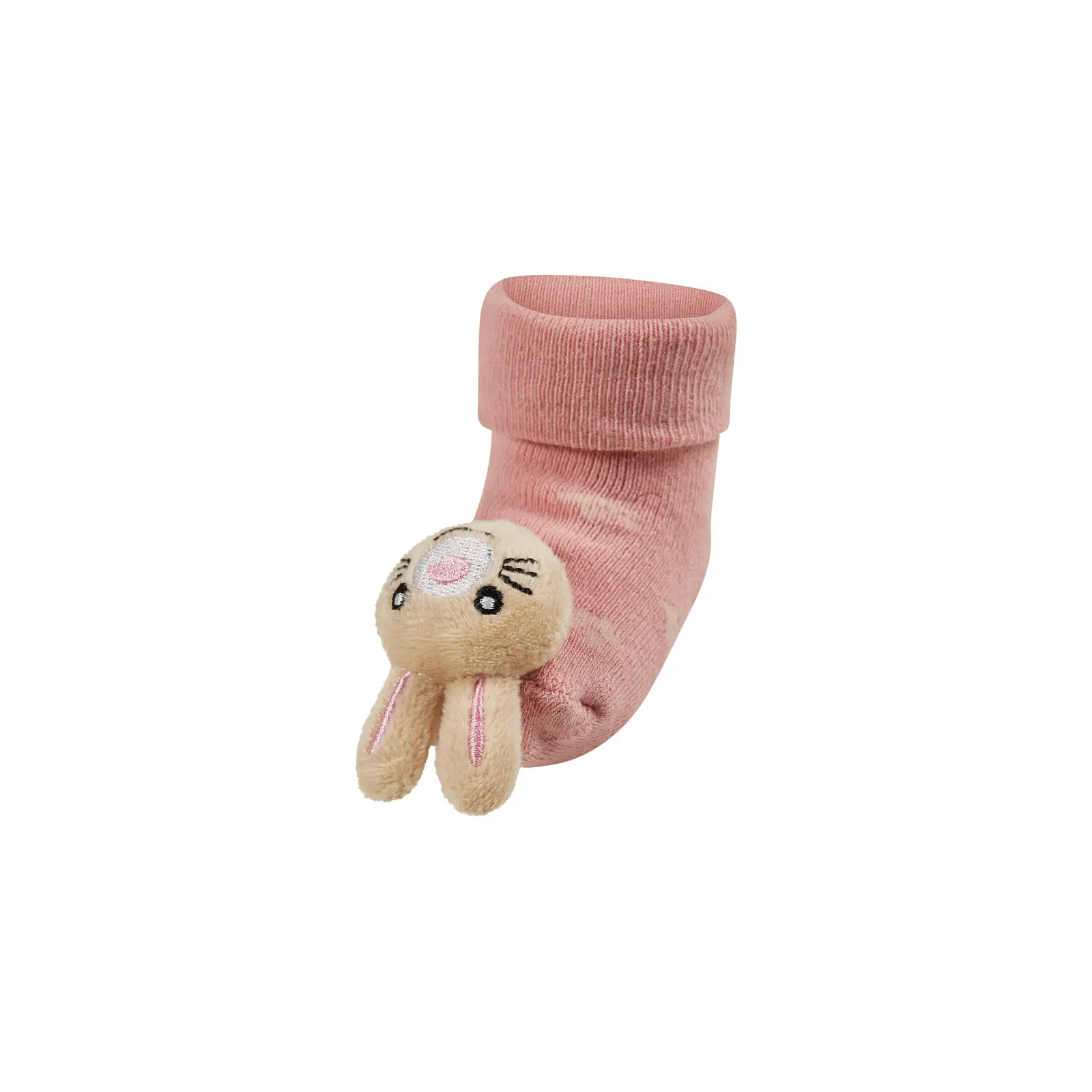 Sterntaler - Baby Rasselsocken Hase mattrosa Gr. 15/16
