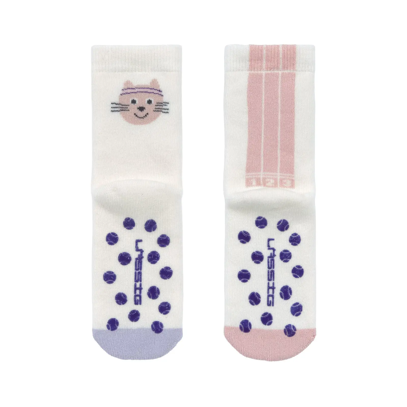 Lässig - Kinder Antirutsch-Socken (2er-Set) Katze Gr. 23/26 (2)