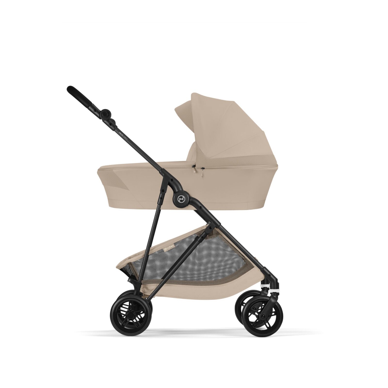 Cybex - Gold Melio Carbon 3.0 Kombikinderwagen 2 in 1 Almond beige