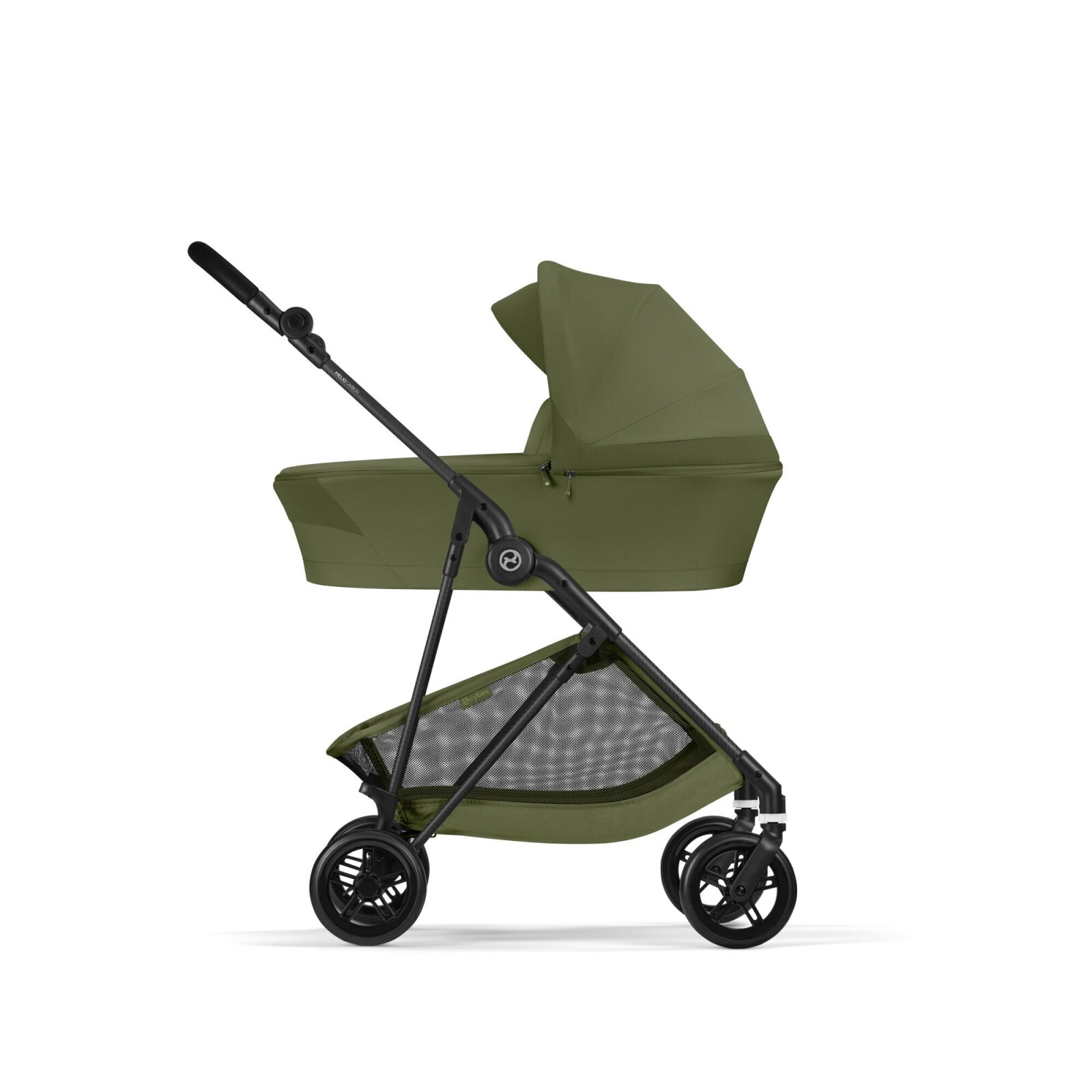 Cybex - Gold Melio Carbon 3.0 Kombikinderwagen 2 in 1 Moss green