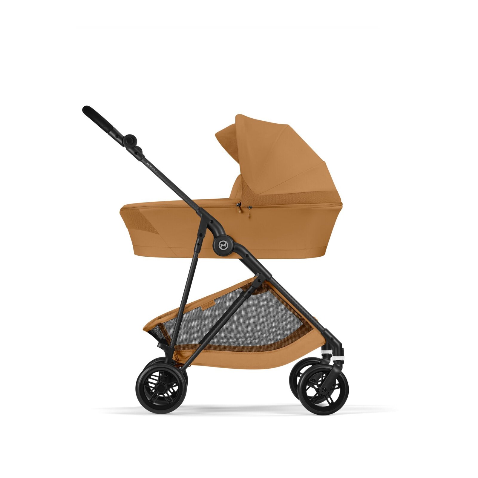 Cybex - Gold Melio Carbon 3.0 Kombikinderwagen 2 in 1 Cinnamon yellow