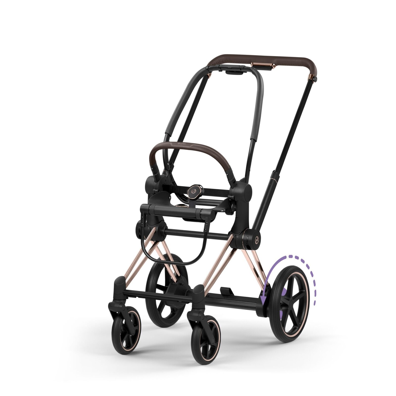 Cybex - Platinum e-PRIAM 5 Style Rahmen inkl. Gestell und Sitzeinheit Rosegold