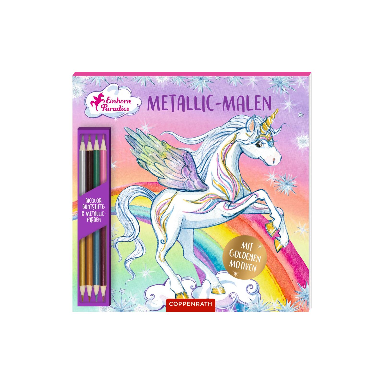 Coppenrath - Einhorn-Paradies - Metallic-Malen mit Bicolor-Buntstiften (5)