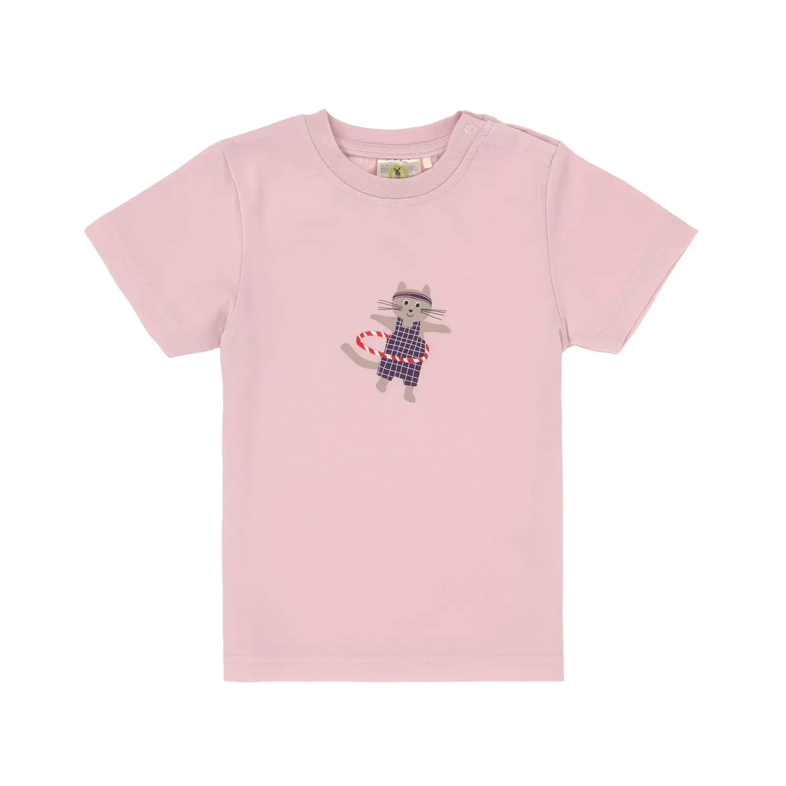 Lässig - Kinder T-Shirt Bio Baumwolle Katze rosa Gr. 74/80 (7-12 Monate) (2)