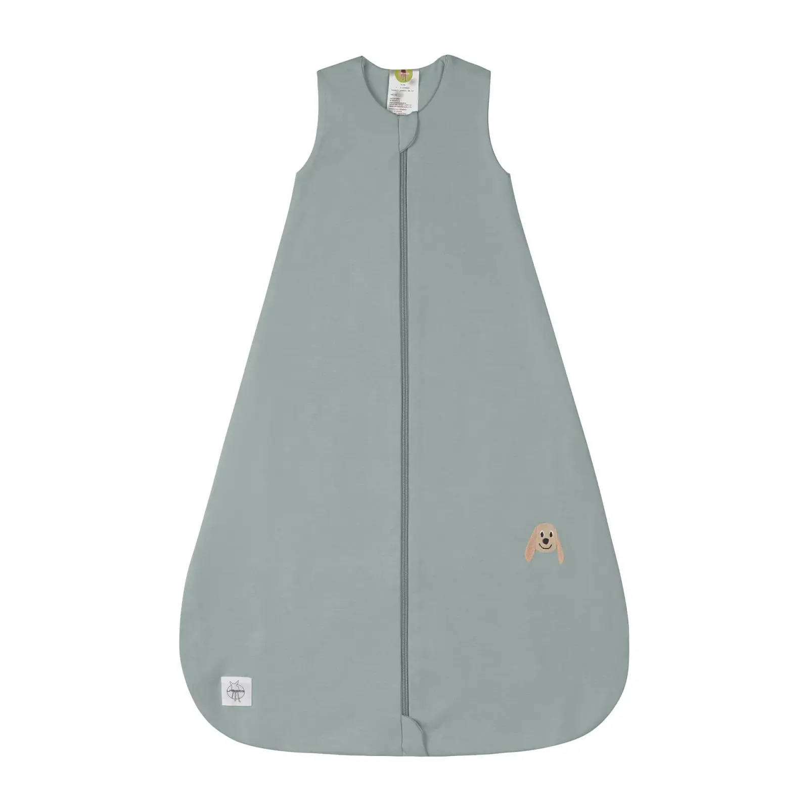 Lässig - Baby Sommerschlafsack (TOG 0,5) Bio Baumwolle Granit grün Größe 50/56 (2)