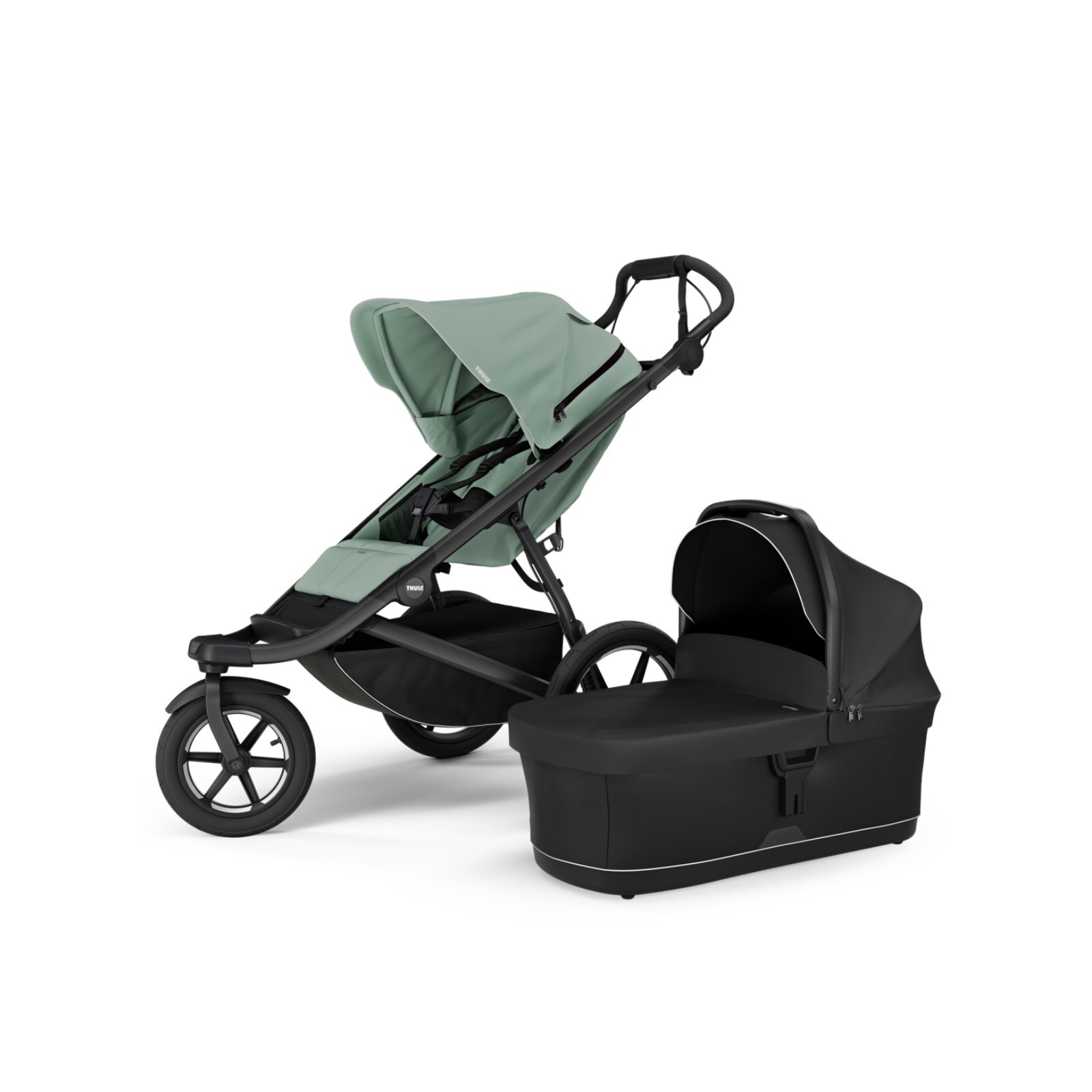 Thule - Kombikinderwagen 2-in-1 Urban Glide 3 Mist green / black
