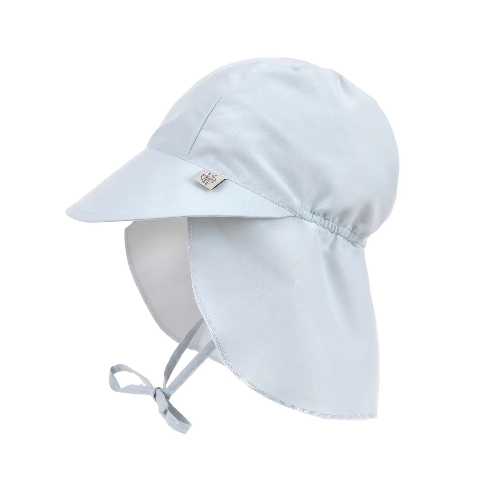 Lässig - Kinder-Schirmmütze mit Nackenschutz (UV Schutz) Blau Gr. 45-47