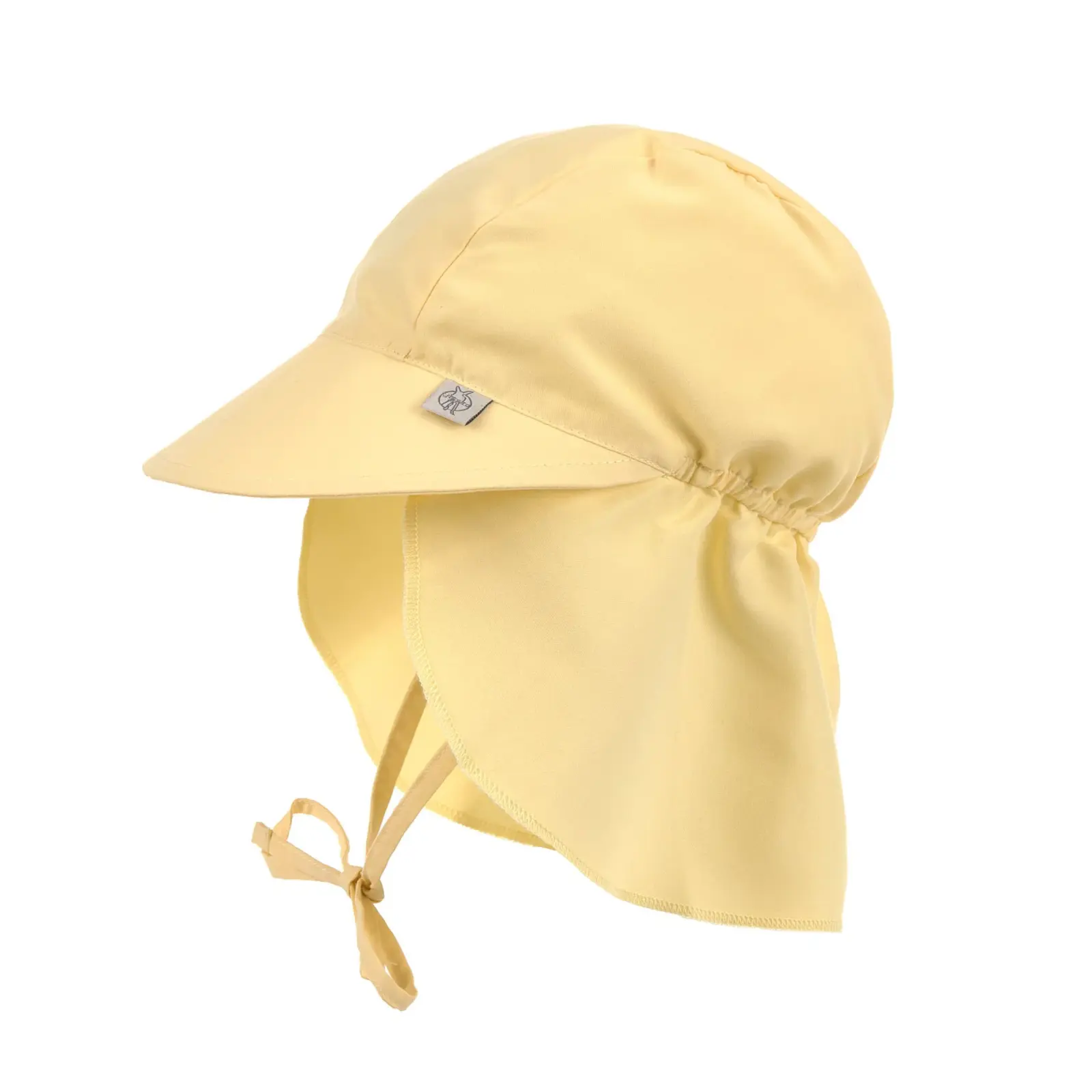 Lässig - Kinder-Schirmmütze mit Nackenschutz (UV Schutz) Hellgelb Gr. 48-51