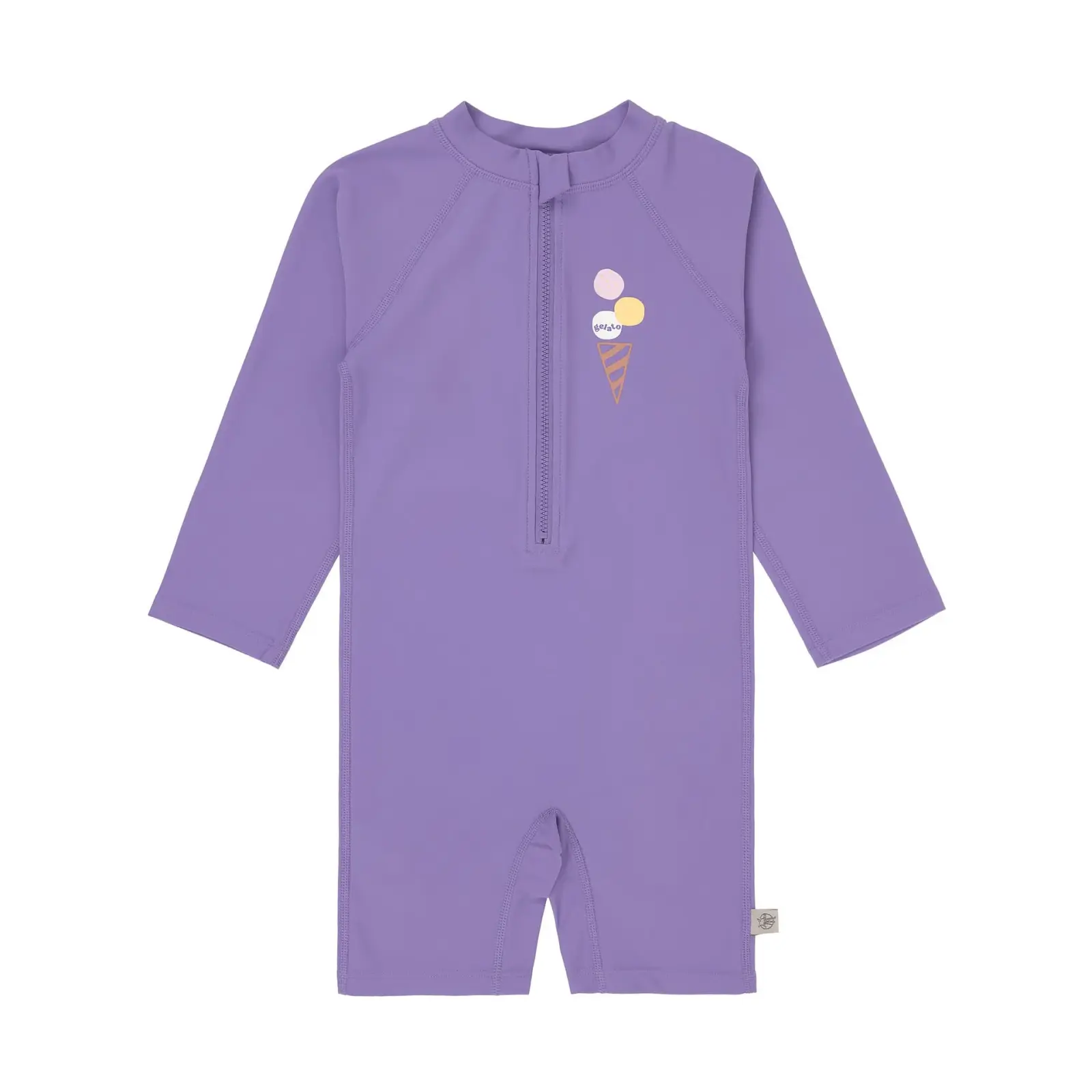 Lässig - Kinder-Schwimmanzug Langarm - Eis, Purple, 3-6 Monate