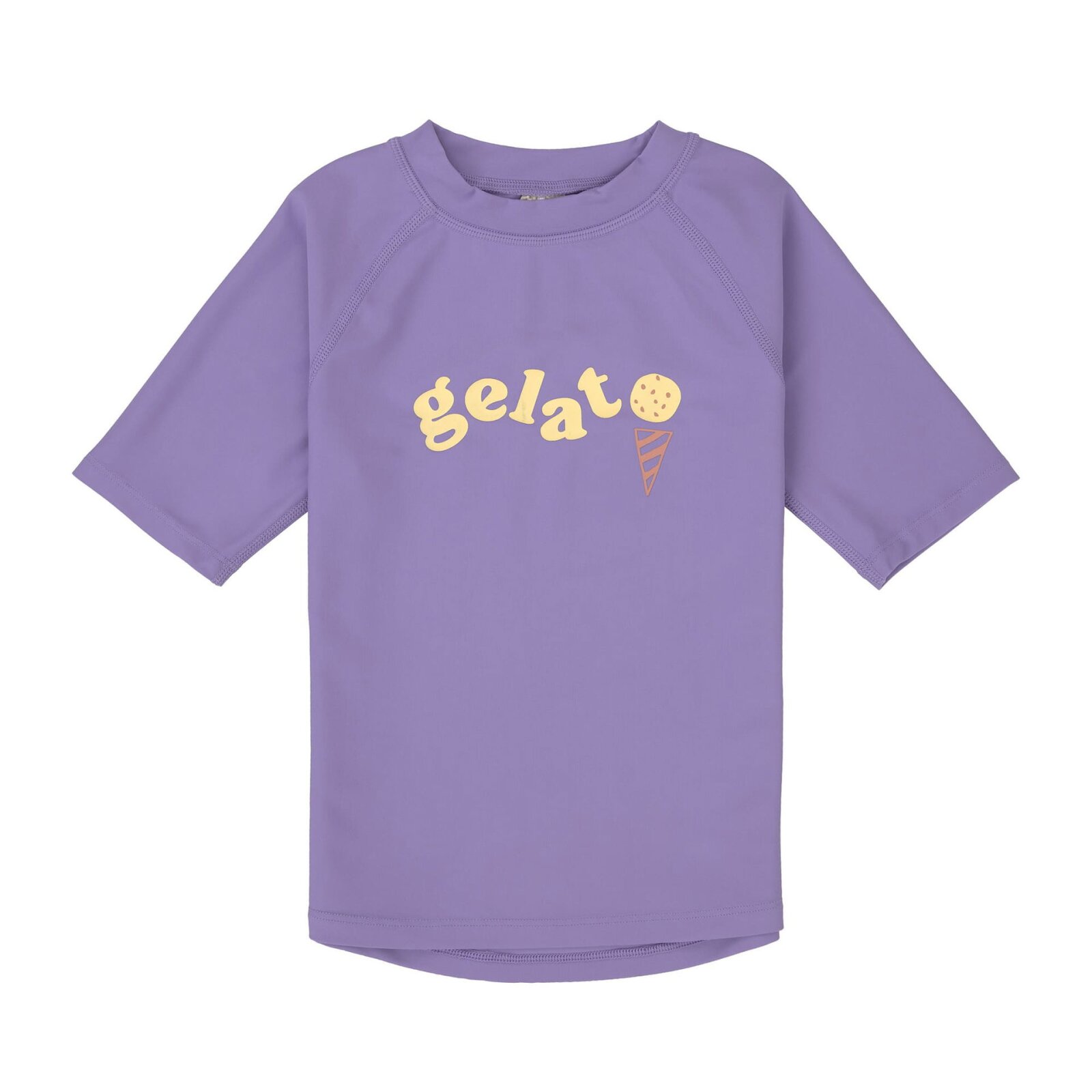 Lässig - Kurzarm UV-Badeshirt - Purple, Gr. 74/80, 07-12 Monate