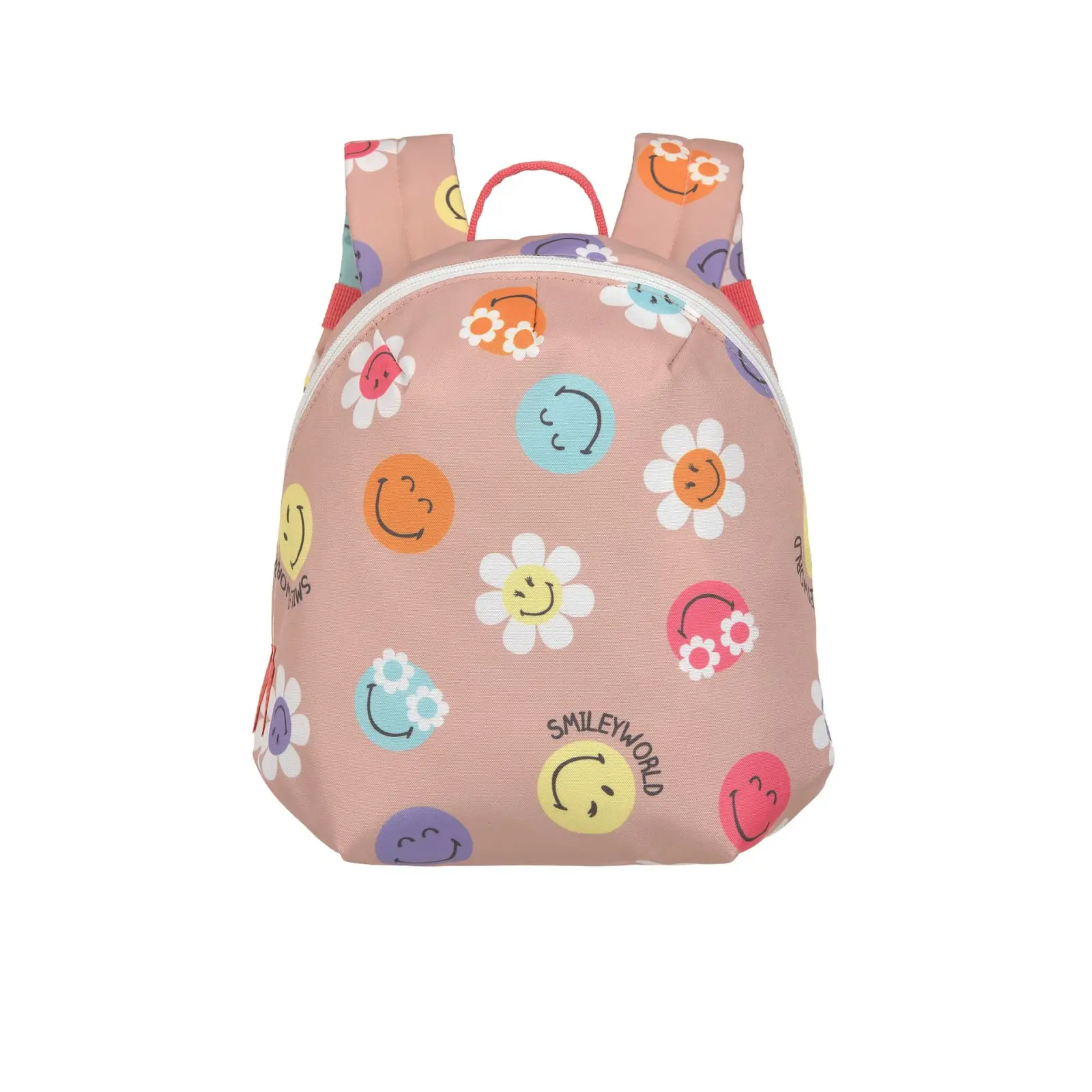 Lässig - Kindergarten-Rucksack SmileyWorld® Altrosa