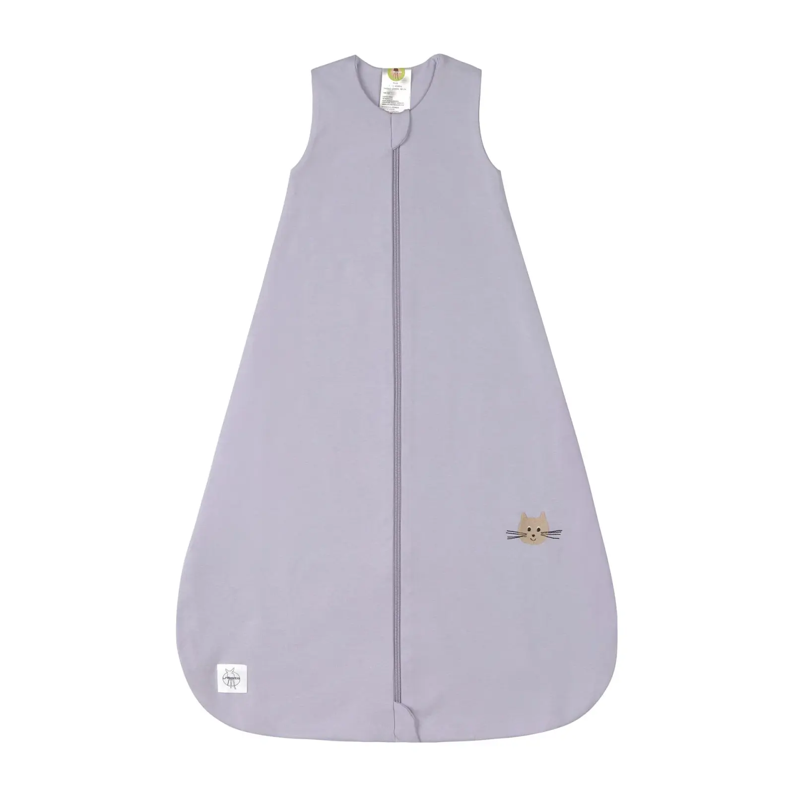 Lässig - Baby Sommerschlafsack (TOG 0,5) Bio Baumwolle Pastell lila Größe 62/68 (2)