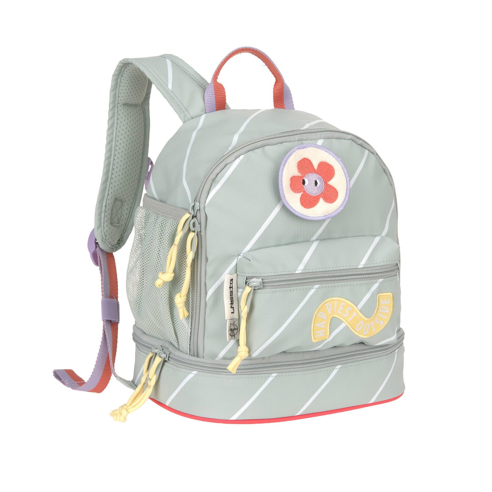 Lässig - Kindergartenrucksack Mini - Happy Trails, Blume