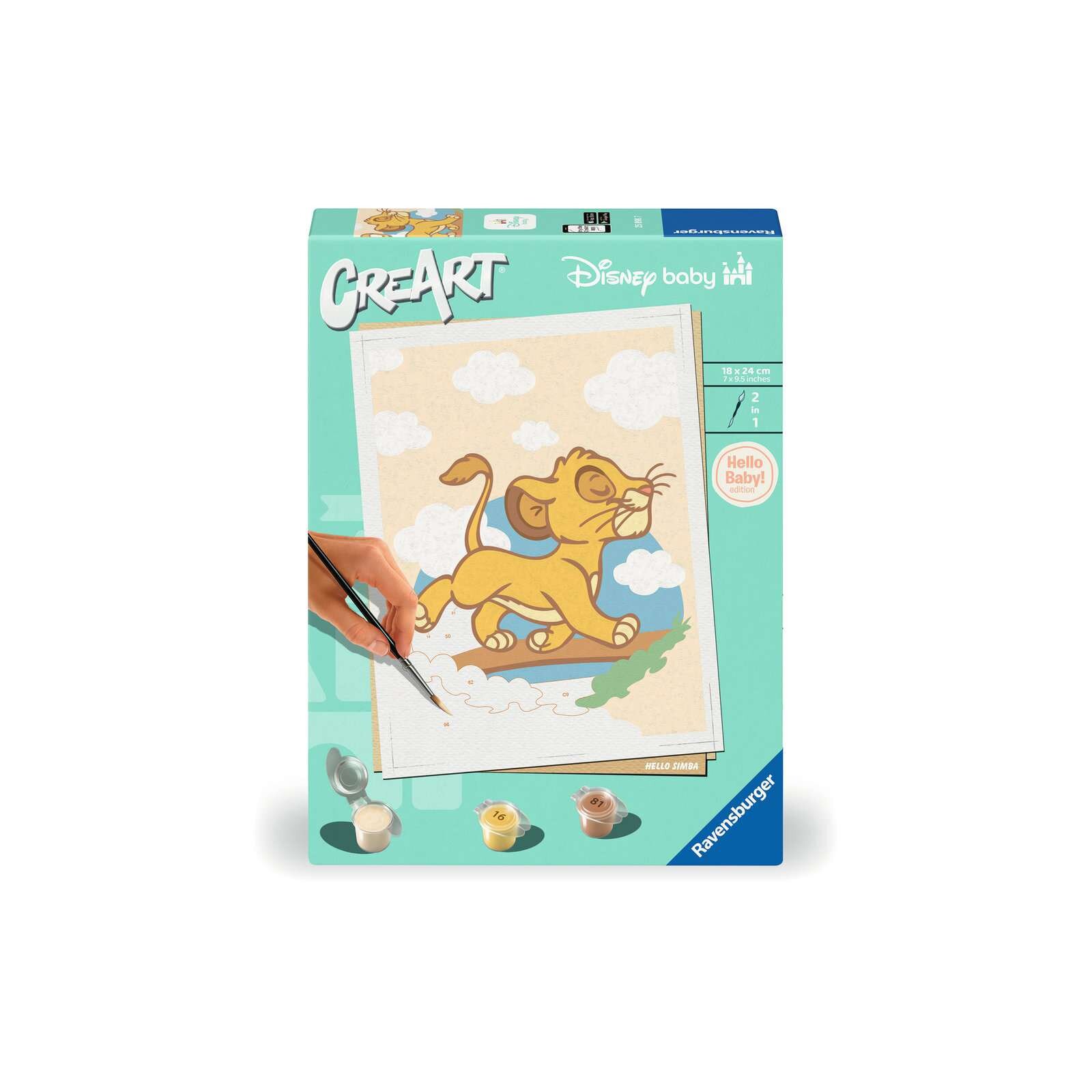 Ravensburger - CreArt Adults Trend Disney Baby - Simba