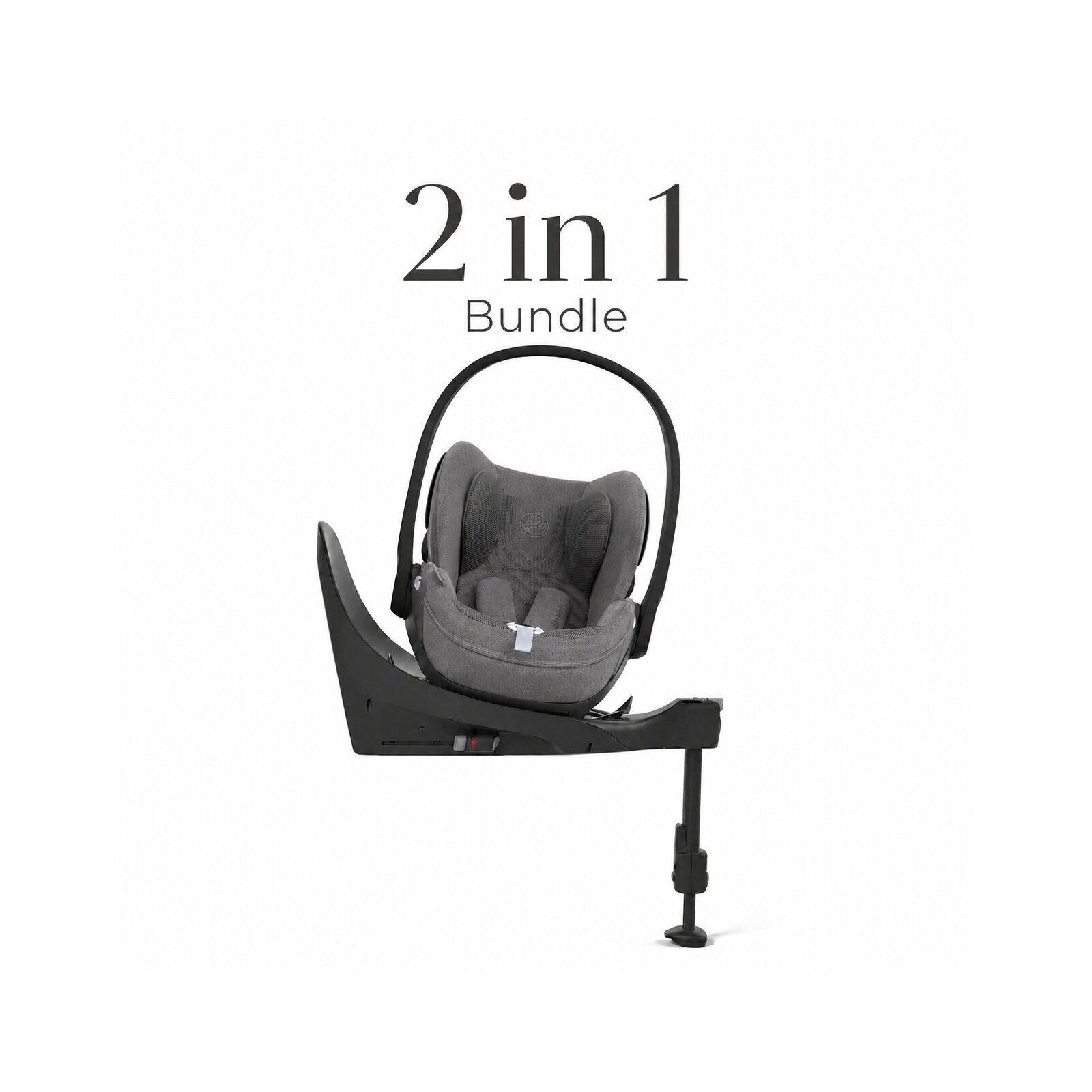 Cybex - Platinum 2 in 1 Bundle Cloud T PLUS i-Size drehbare Babyschale inkl. Base T (Mirage Grey)