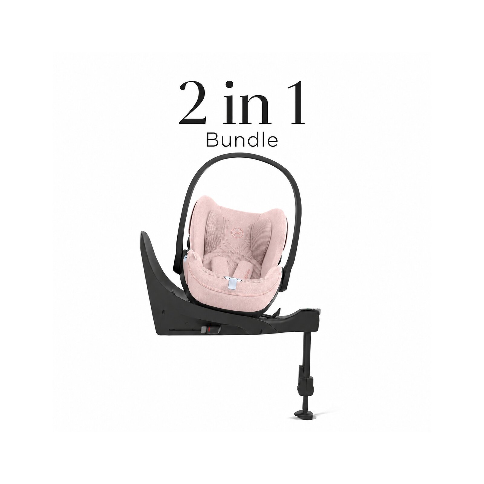 Cybex - Platinum 2 in 1 Bundle Cloud T PLUS i-Size drehbare Babyschale inkl. Base T (Peach Pink)
