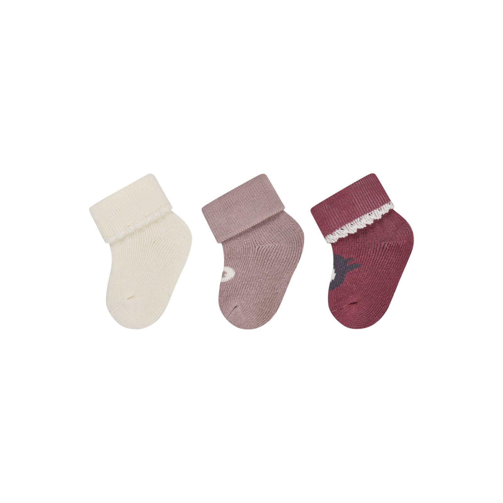 Sterntaler - Erstlingssocken 3er-Pack Maus - Ecru, Newborn